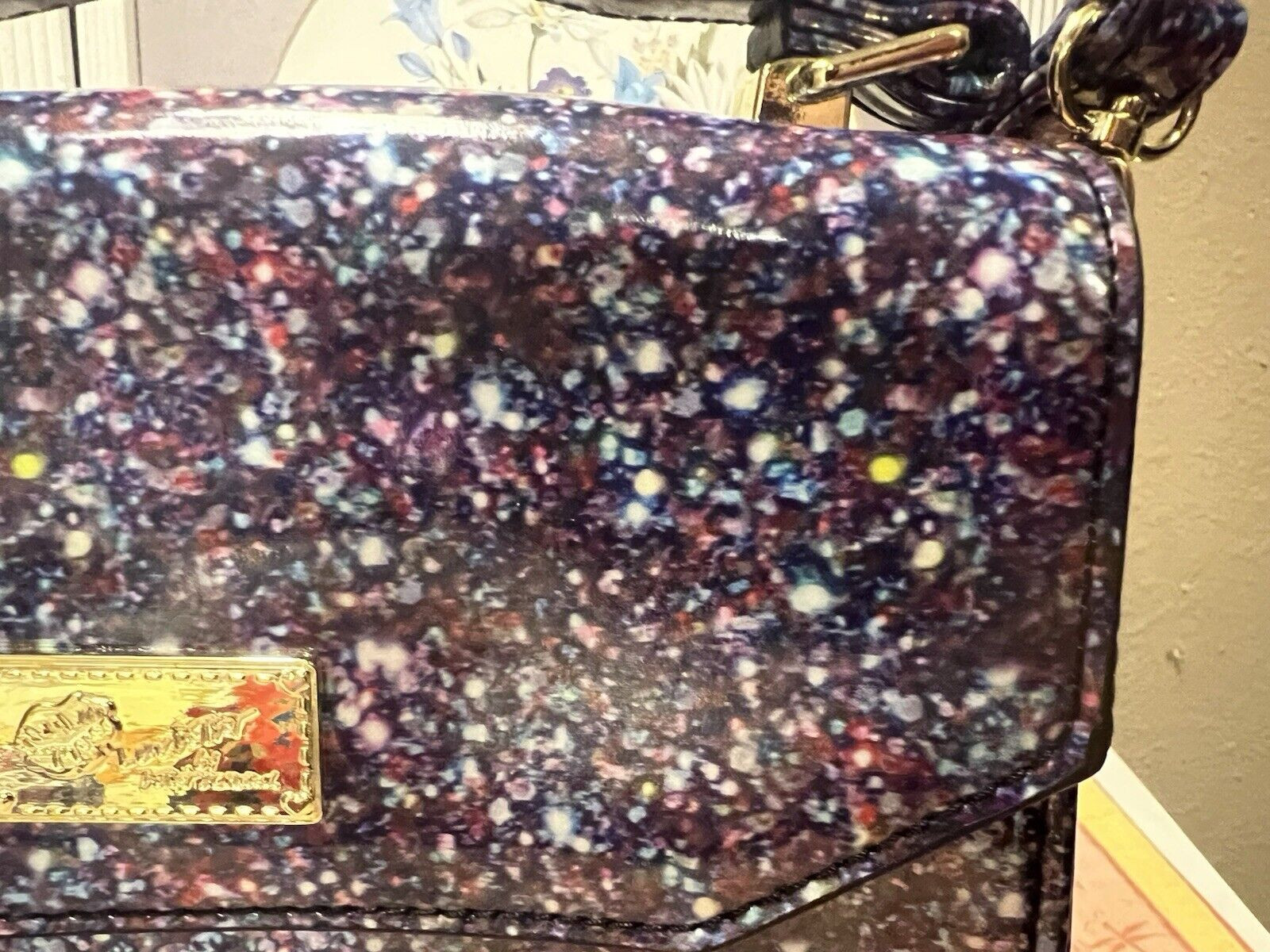 Luv Betsey Johnson Purple Jelly Urban Outfitters Exclusive Crossbody Shoulder