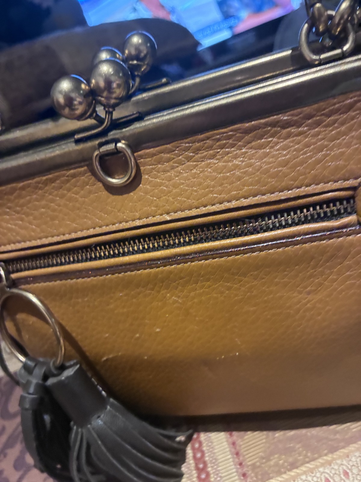 Coach 1941 Double Frame Kisslock Bag runway SAMPLE