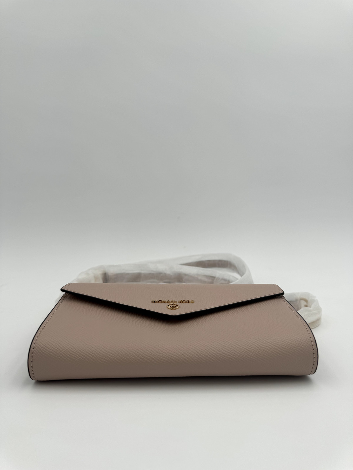 Michael Kors Jet Set Charm Large Envelope Phone Crossbody Soft Pink Leather NWT