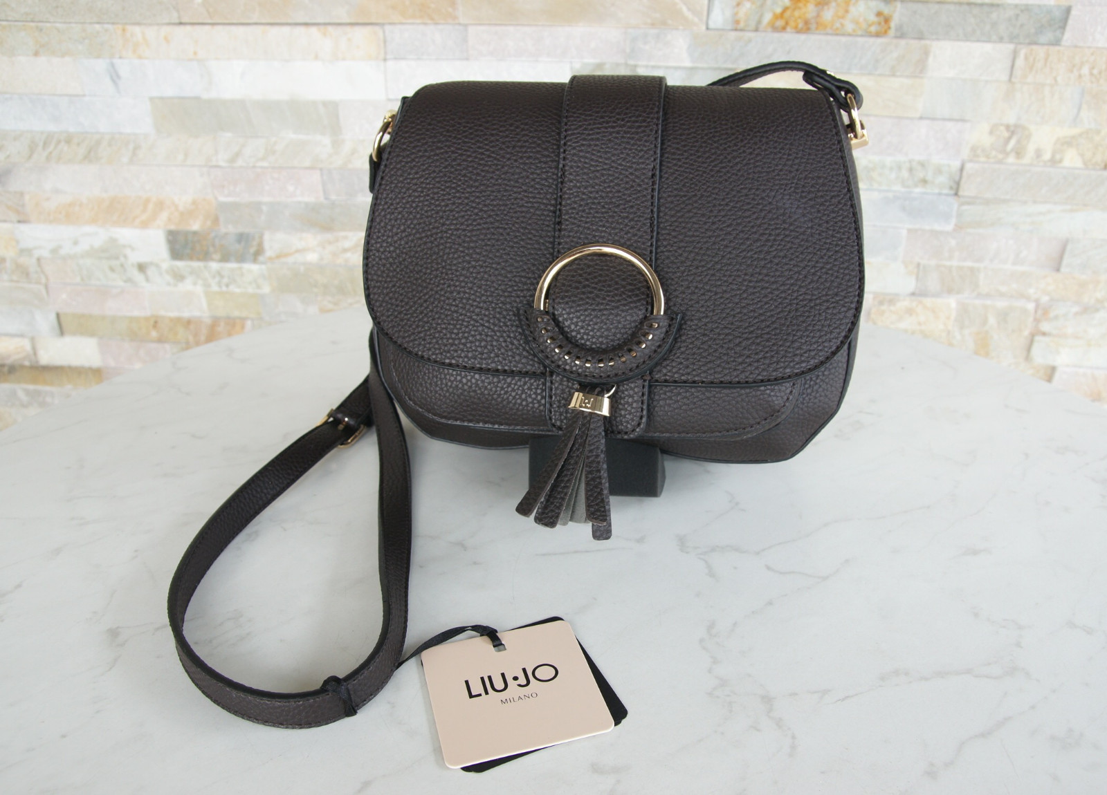 Liu-Jo Bag Handbag Shoulder Strap Brown New Former RRP 119 €