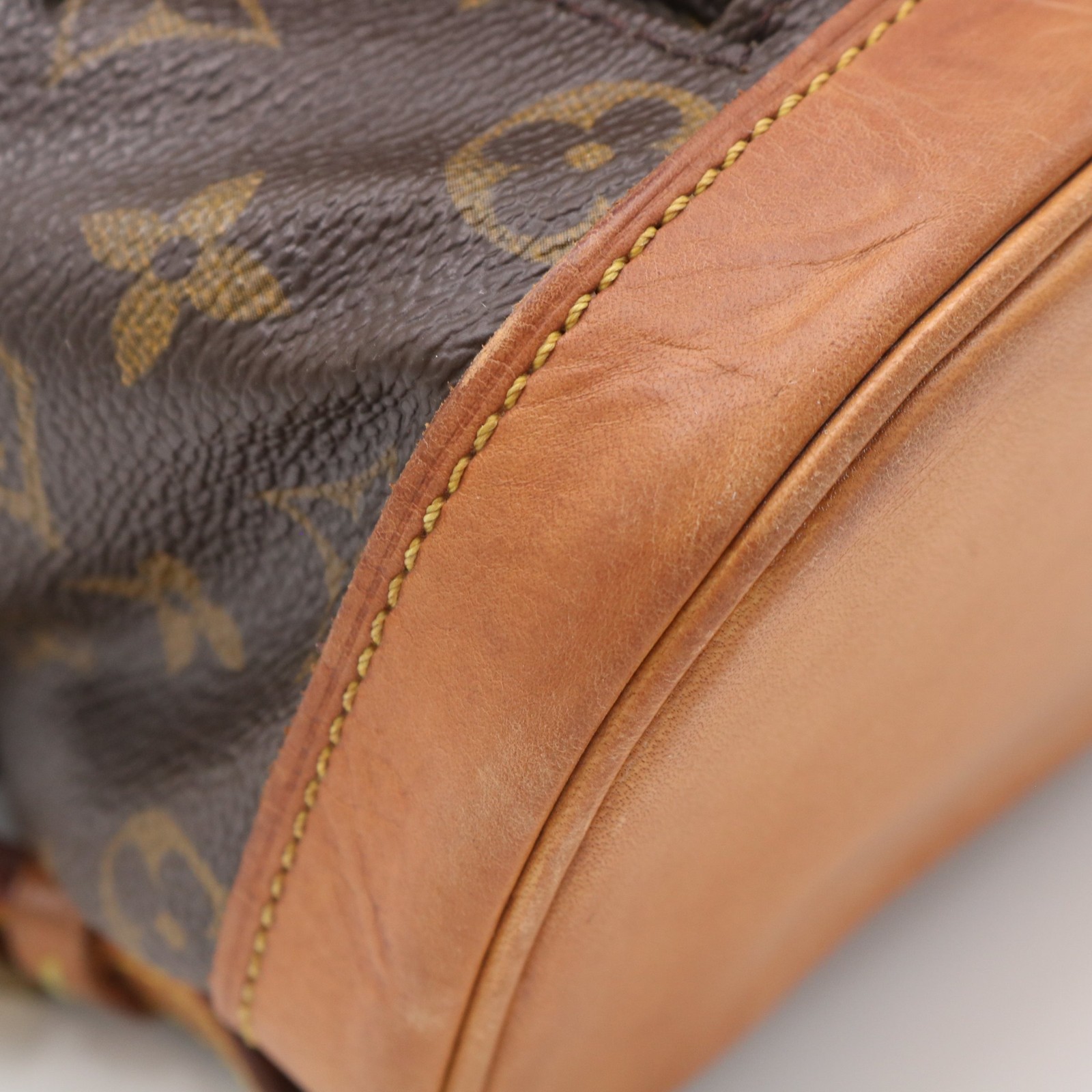 Authentic Louis Vuitton M51137 Mini Montsouris Brown Monogram Backpack