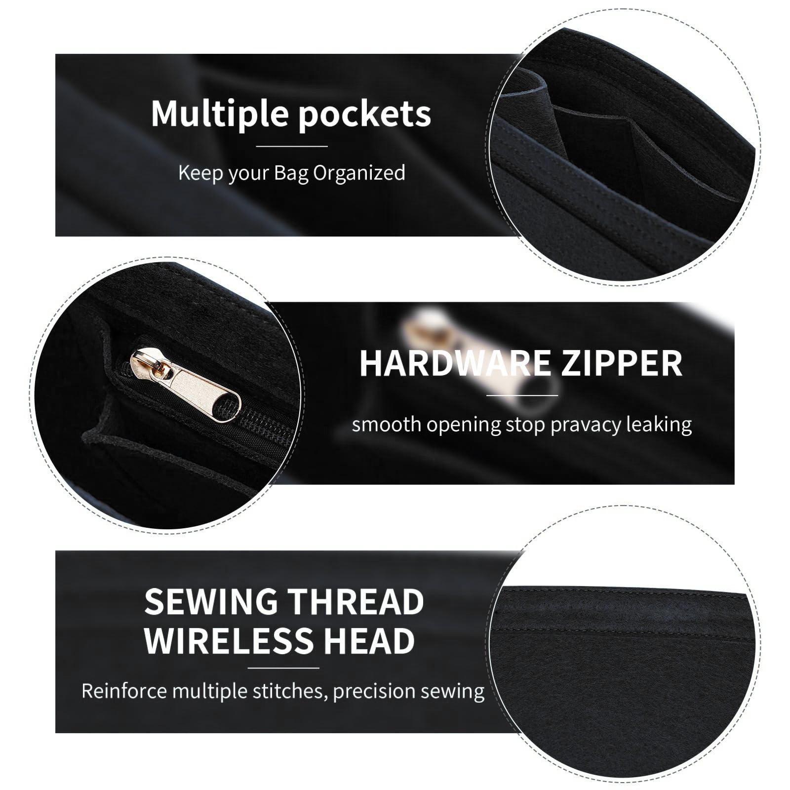 Felt Purse Organizer Insert – Handbag Storage & Bag Organizer