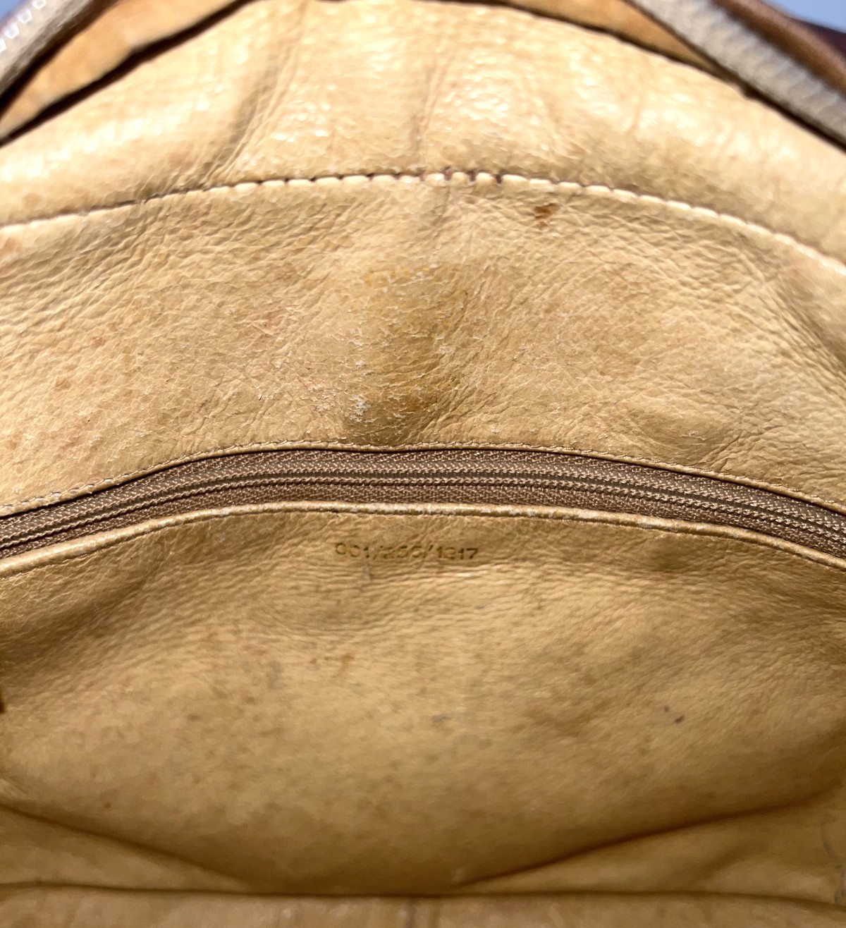 Gucci Micro GG PVC Leather Shoulder Bag Brown Sherry Line Authentic