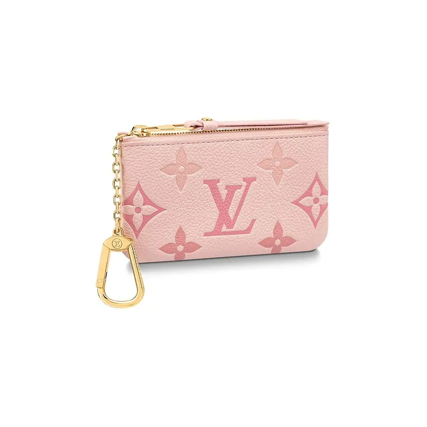 LOUIS VUITTON pattern printed zip closure coin purse women’s 4.7×0.5×2.7 in