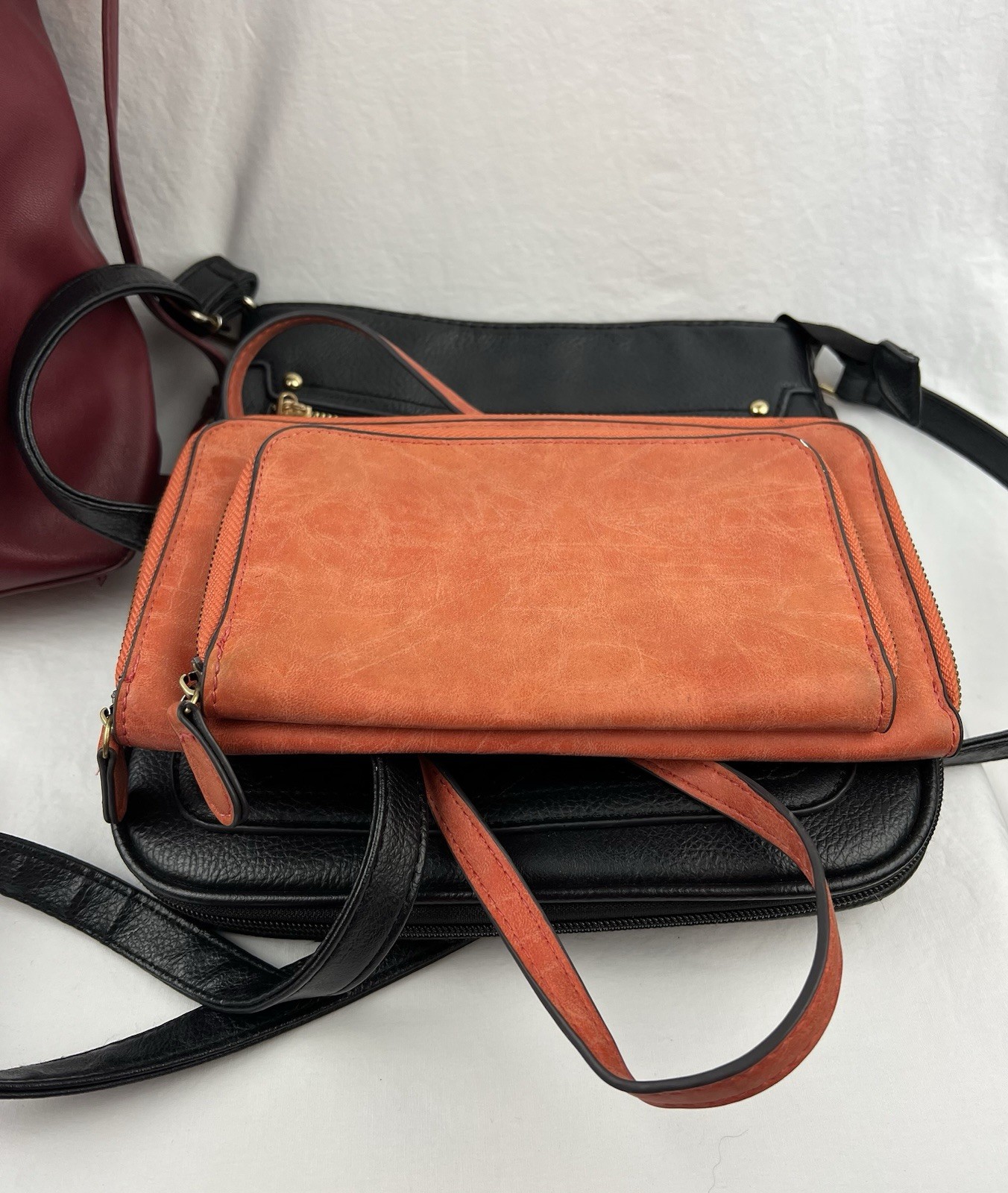 Assorted Lot Of 3 Handbags Crossbody Ivy London Joy Clutch Multicolor