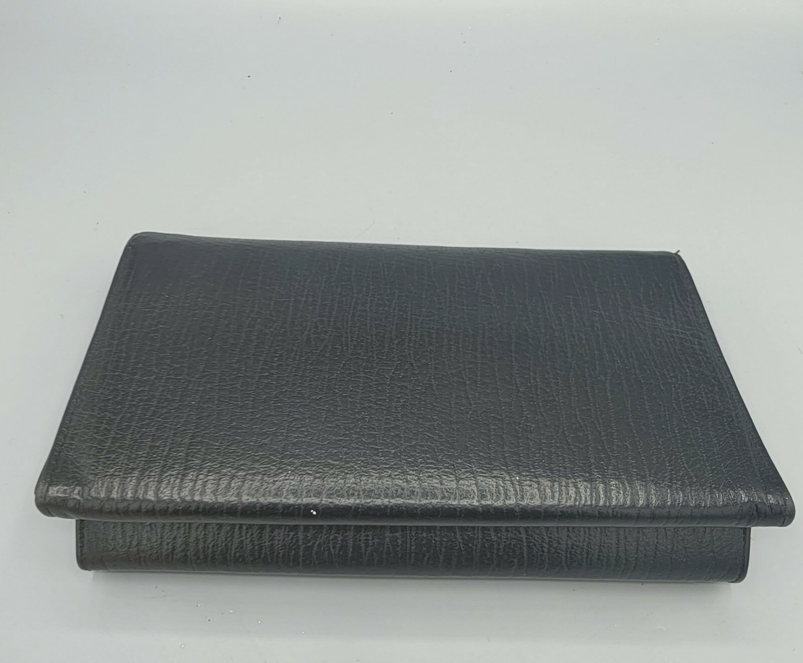 ROLFS Vintage Black Clutch Purse Bag Talon Zipper Pull Snap Closure Pockets