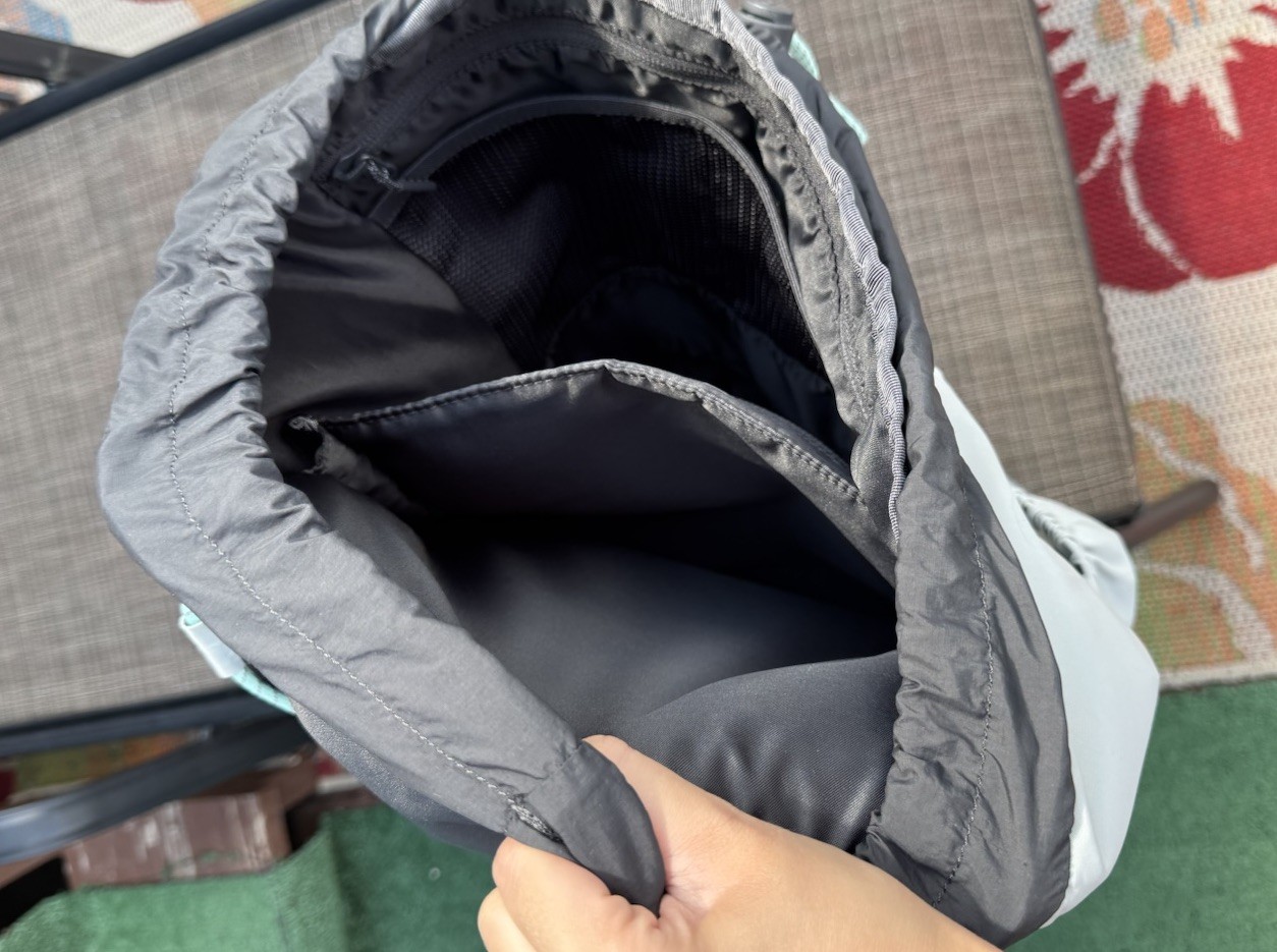 Lululemon Front Clip Backpack 21L Unisex gray silver mint bag S