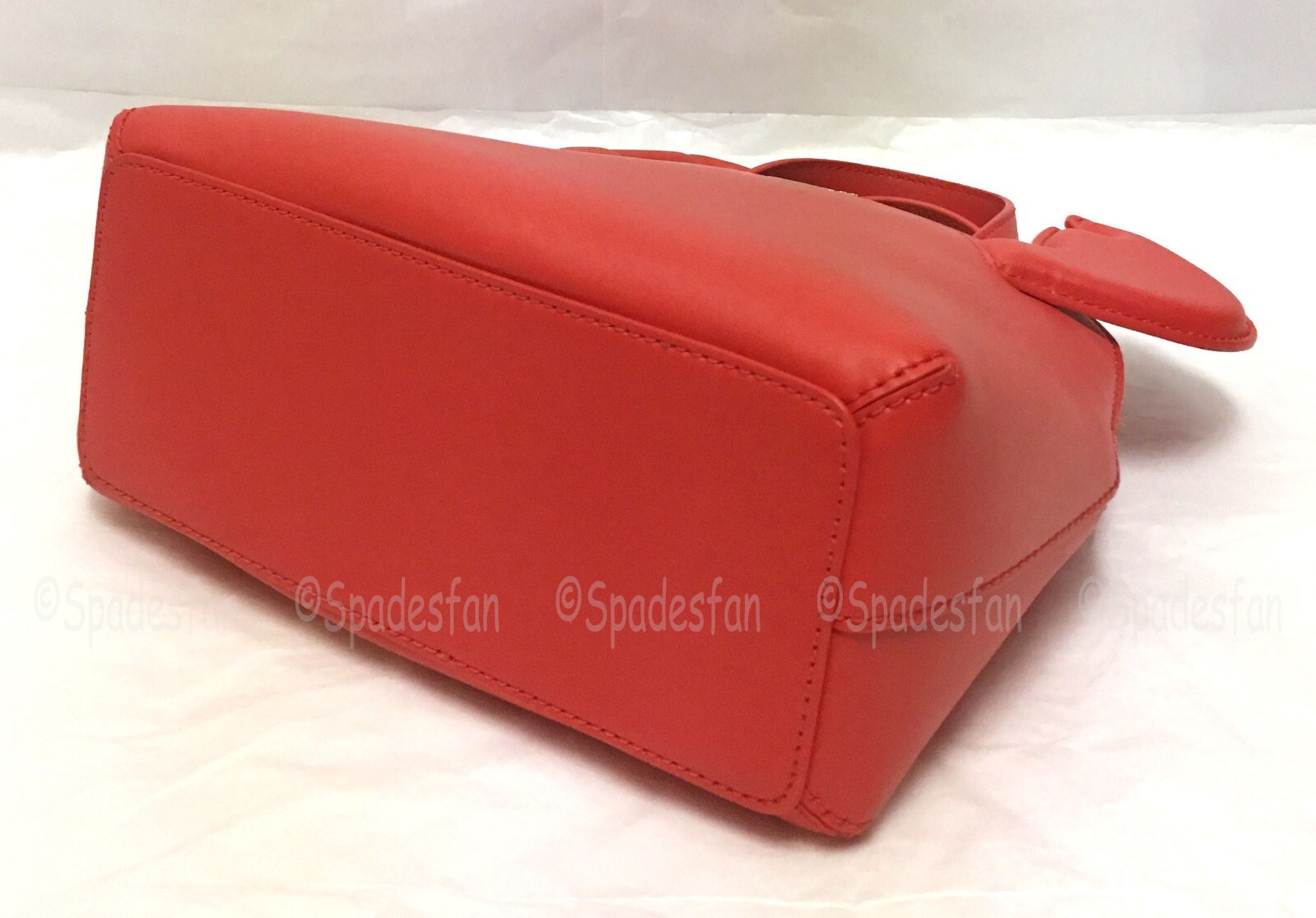Kate Spade PXRU8719 Shore Thing SMALL CRAB Lottie Bag 2-Way Purse PICNIC RED NWT