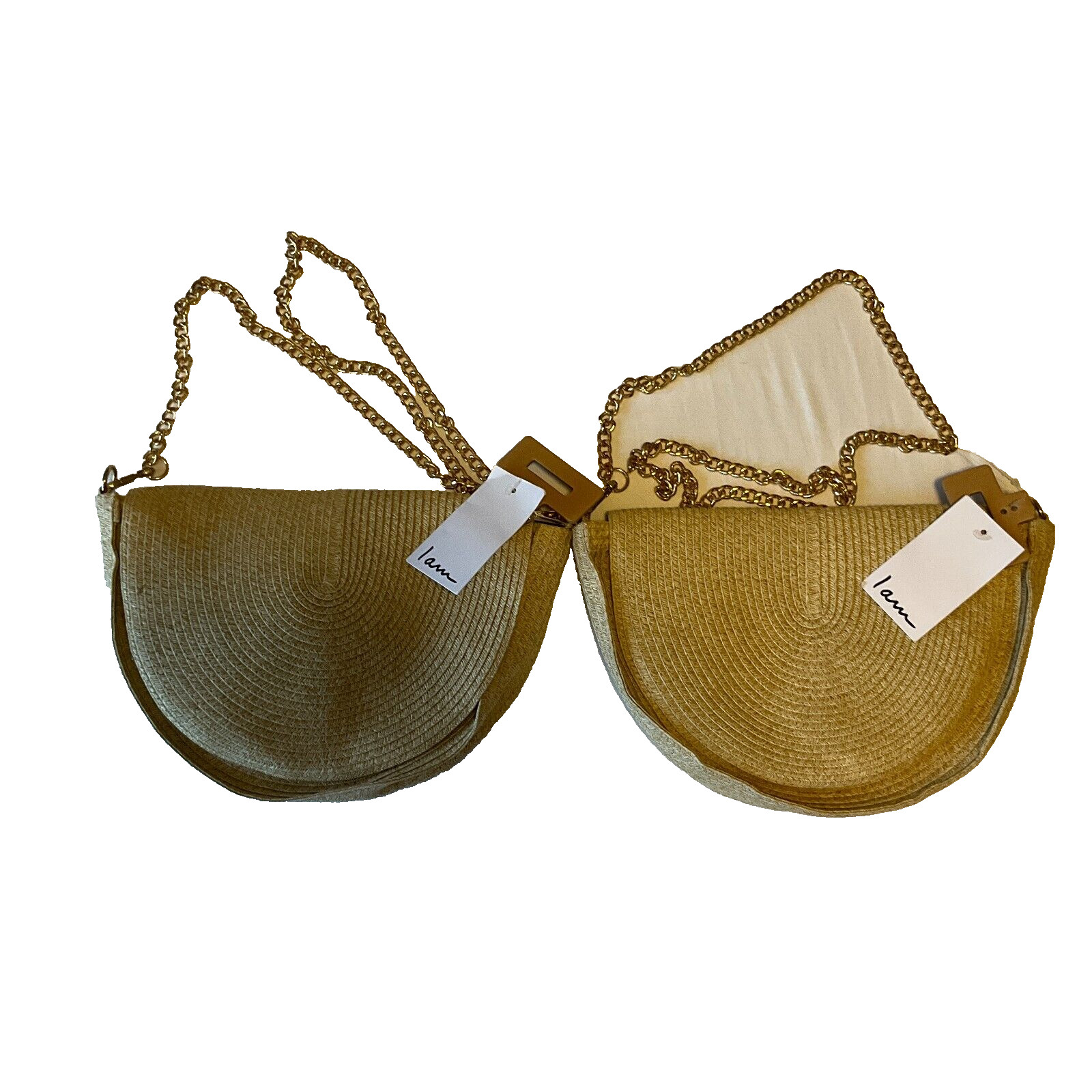 I Am We Care Purse Bags With Chain Shoulder Strap Womens One Size Brown 2 Purses