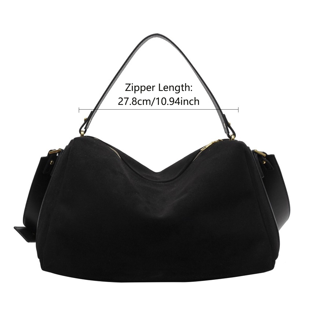 Retro Shoulder Bag Handbag, Women’s Large Capacity Crossbody Tote Purse