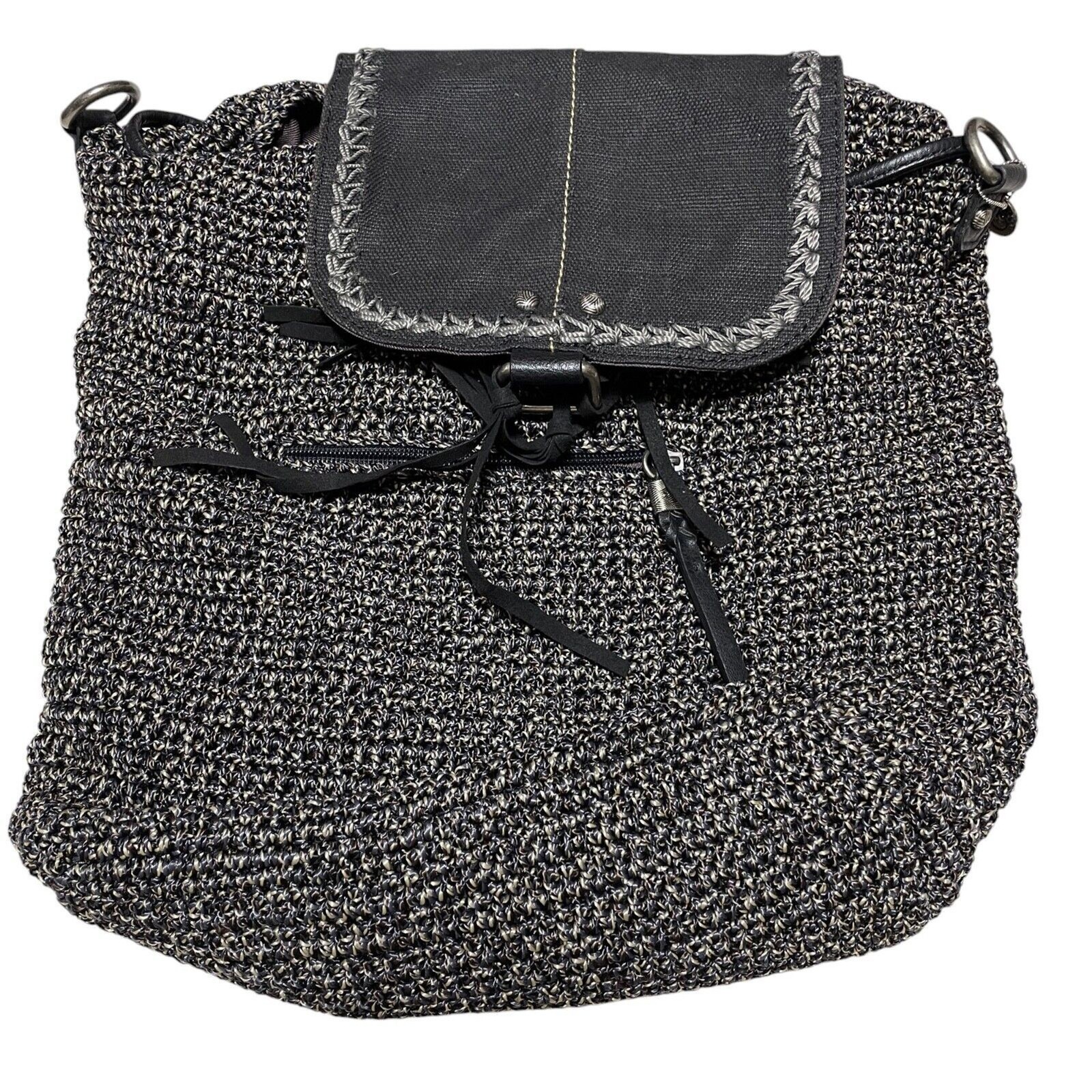 The Sak Book Bag Adjustable Strap loose seam missing straps (see images)