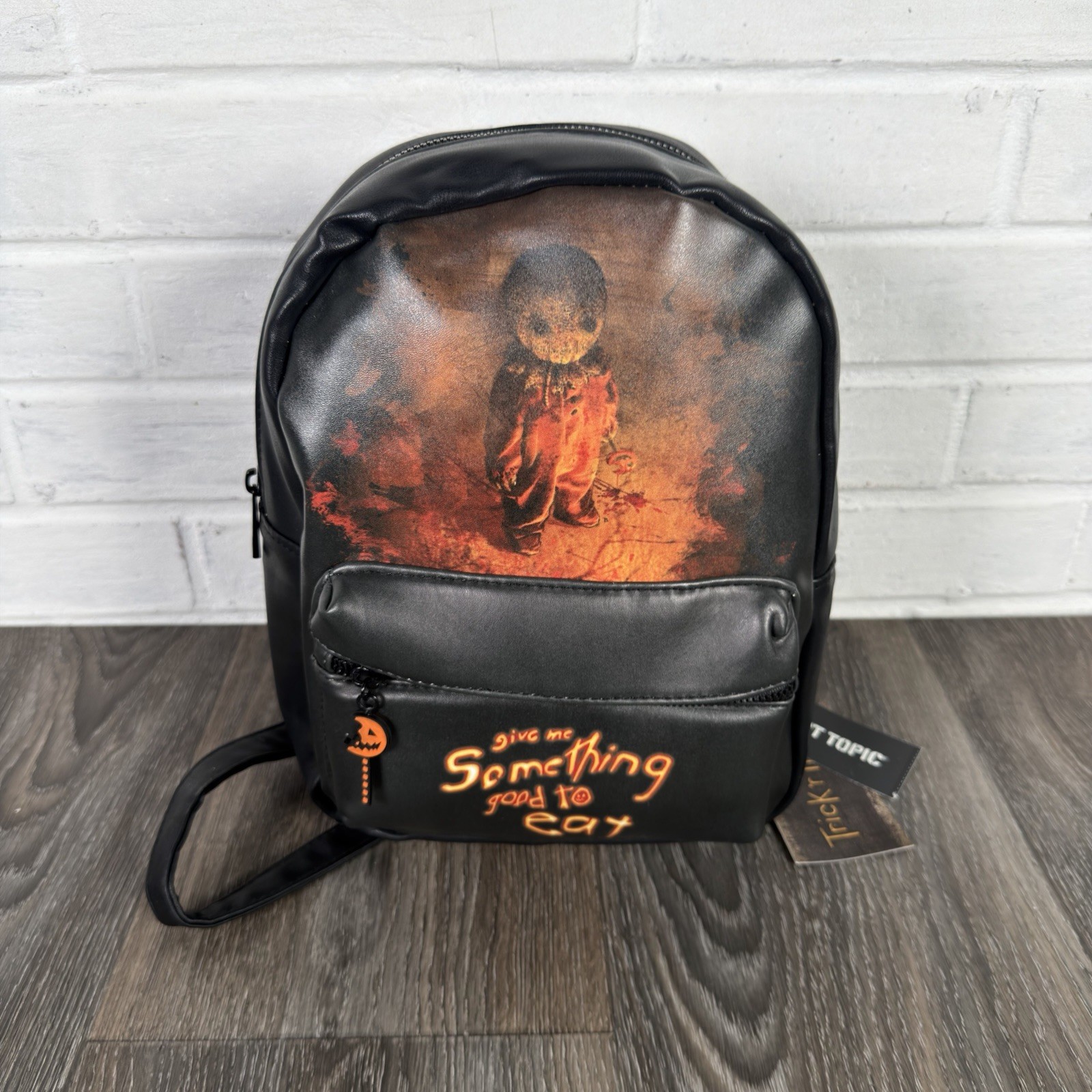 Legendary Trick ‘ R Treat Sam Mini Faux Leather Backpack Black Movie Halloween