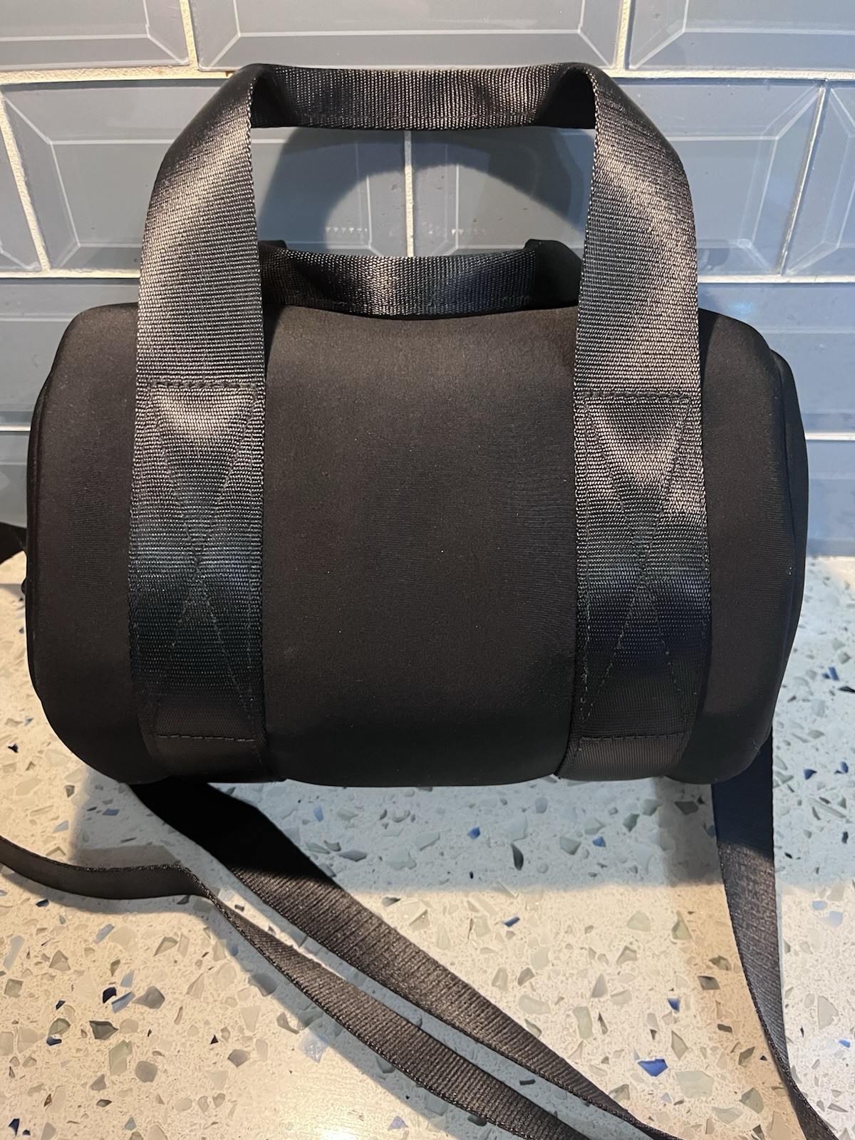 All in Motion Black Mini Duffle Bag Gym Athleisure Cute Water Repellent