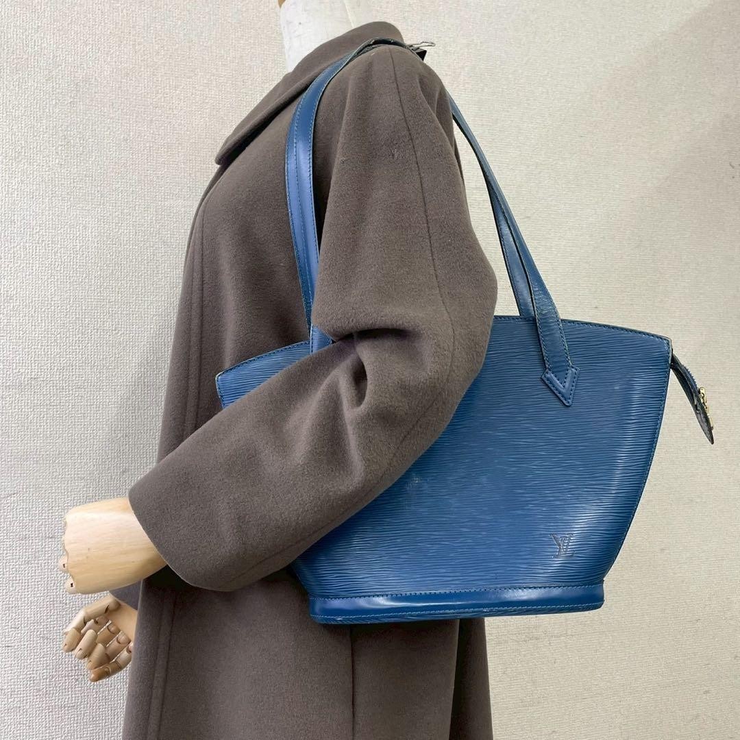Louis Vuitton Saint Jacques Blue Epi Leather Tote Bag – Great Condition – Auth