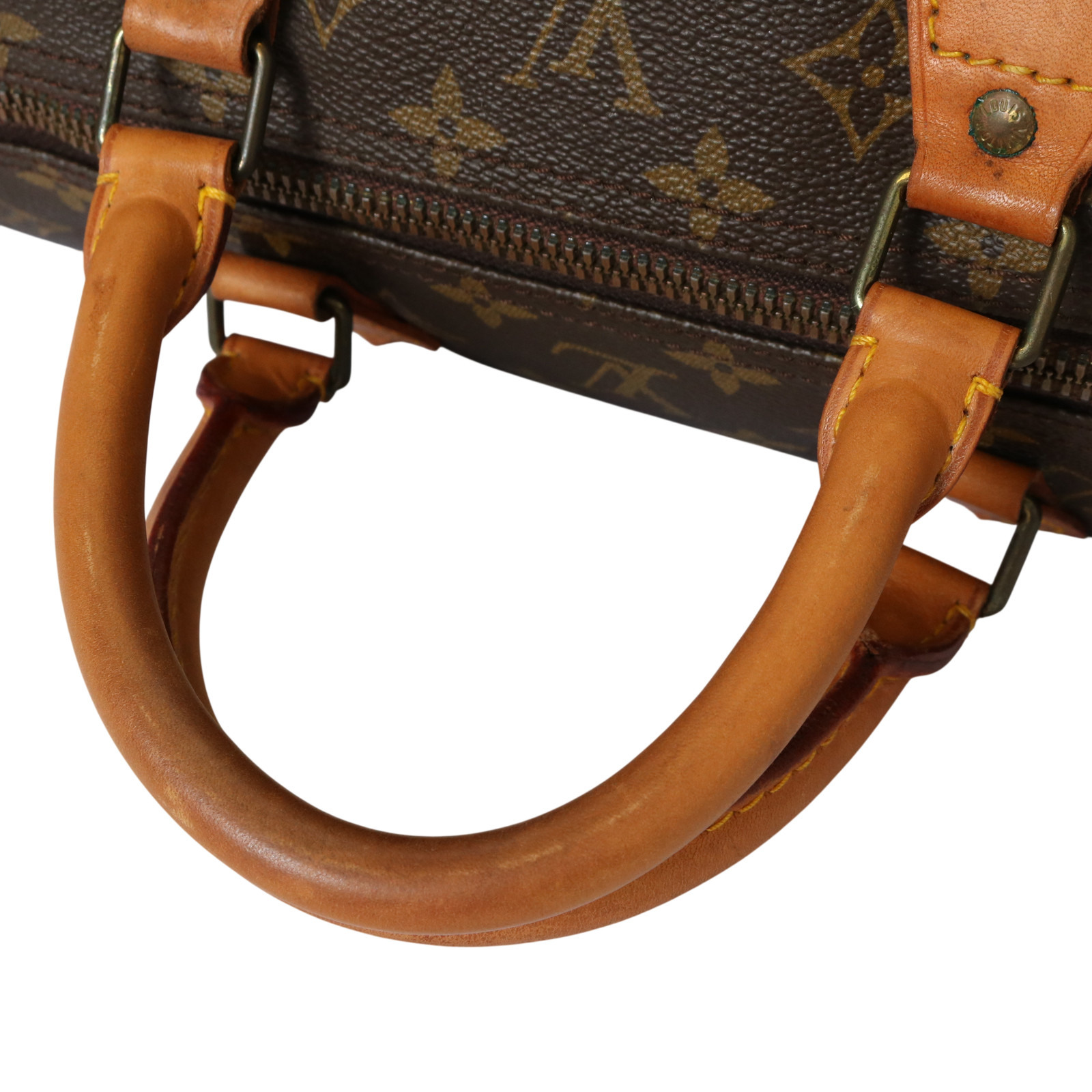 Authentic Louis Vuitton M41522 Speedy 40 Brown Monogram Handbag Serial SA854
