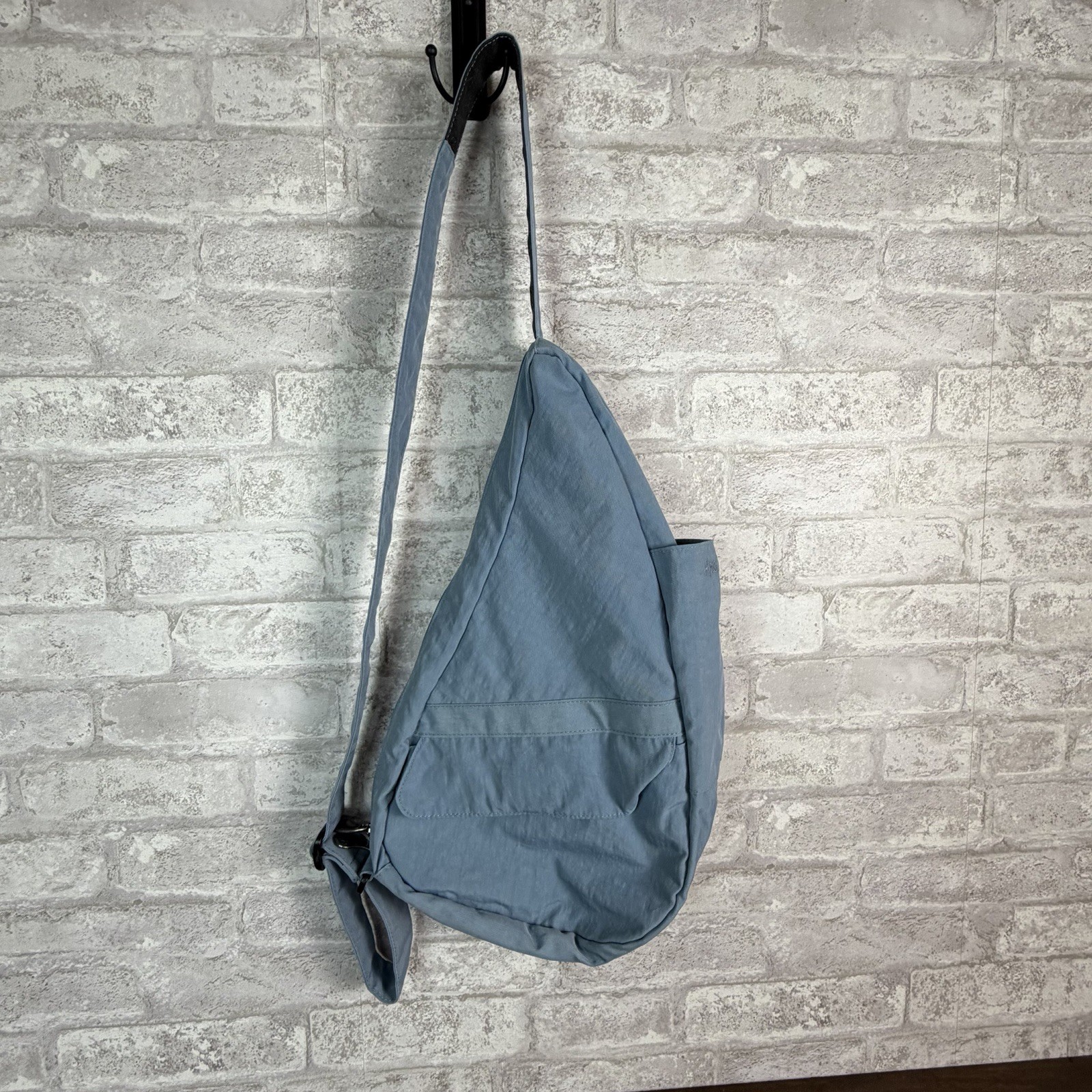 AmeriBag Healthy Back Bag Microfiber Crossbody Sling Day Backpack Blue 5138