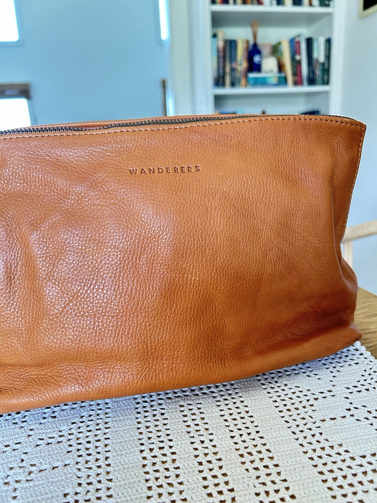Wanderers Travel Co The Milano Classic Tan Leather Clutch Pouch