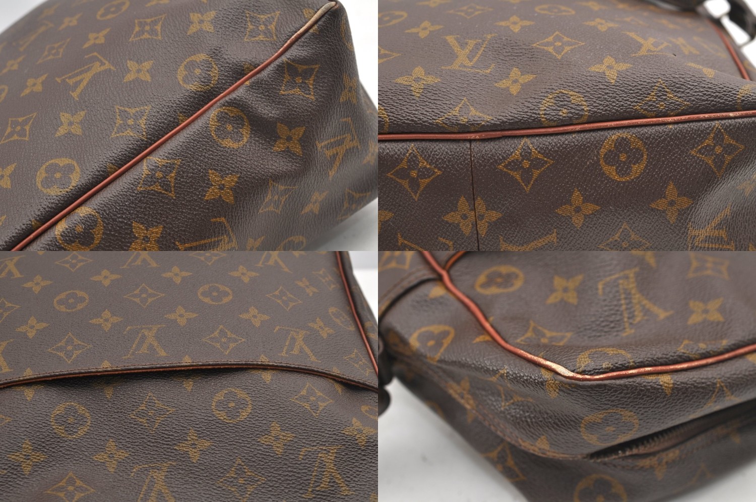 Authentic Louis Vuitton Monogram Marceau Shoulder Cross Body Bag Old Model AB426