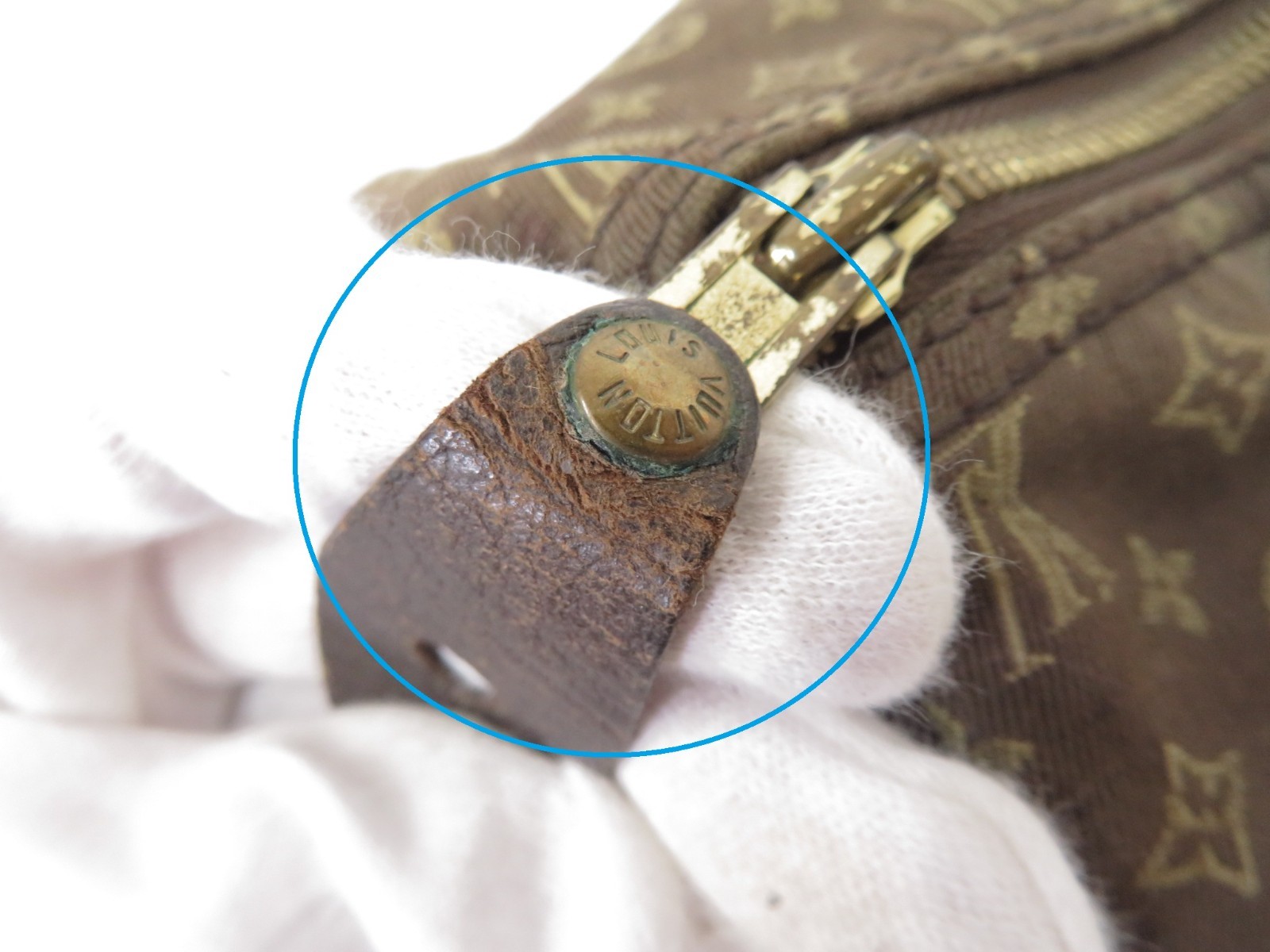 Auth Louis Vuitton Monogram Mini Lin Idylle Speedy 30 Hand bag F#53148