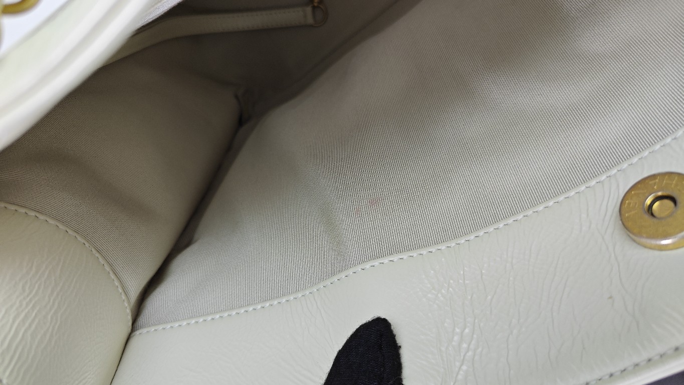 Authentic Chanel Calfskin Tote White Gold-Tone eBay AG