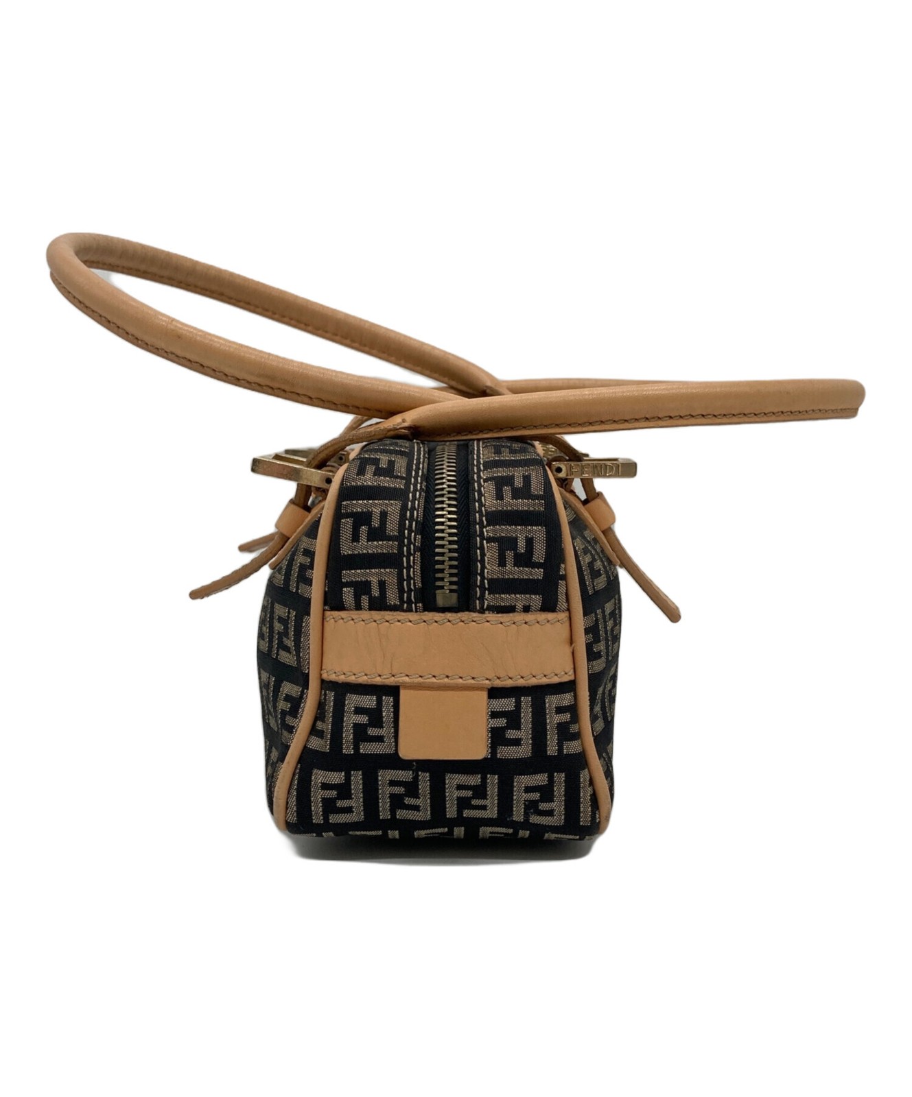 Fendi Mini 2373 8BN004 028 Black Boston Bag #TFB2967