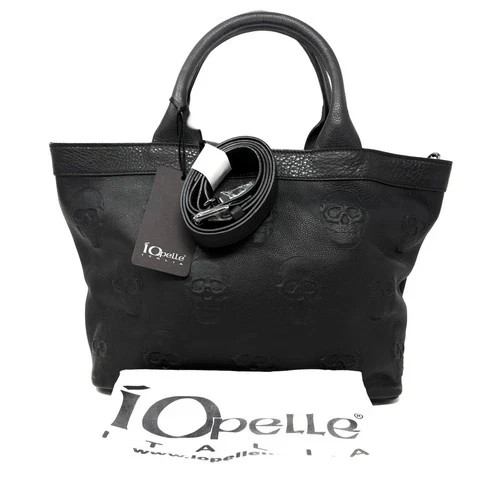 NWT IO PELLE Made In Italy Leather Embossed Tote Bag
