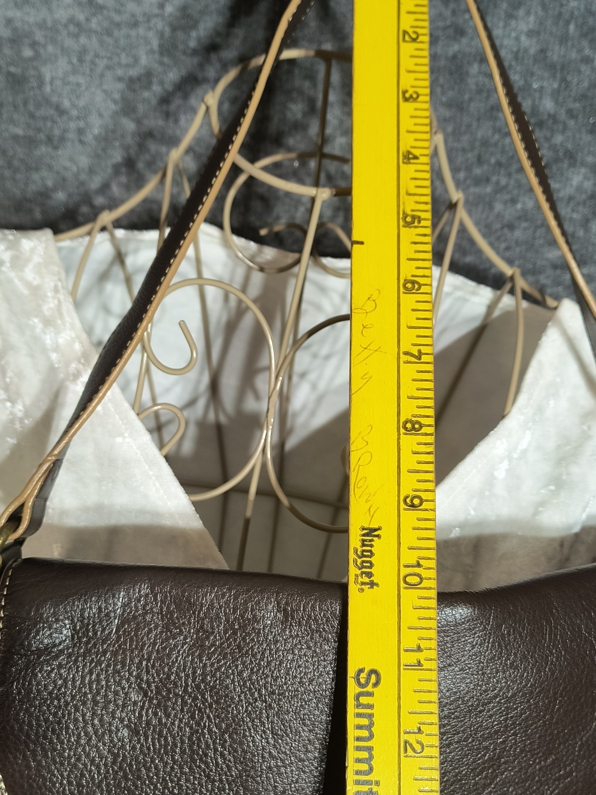 The Sak Dark Brown Pebbled Leather Side Pockets Hobo Shoulder Bag-EUC