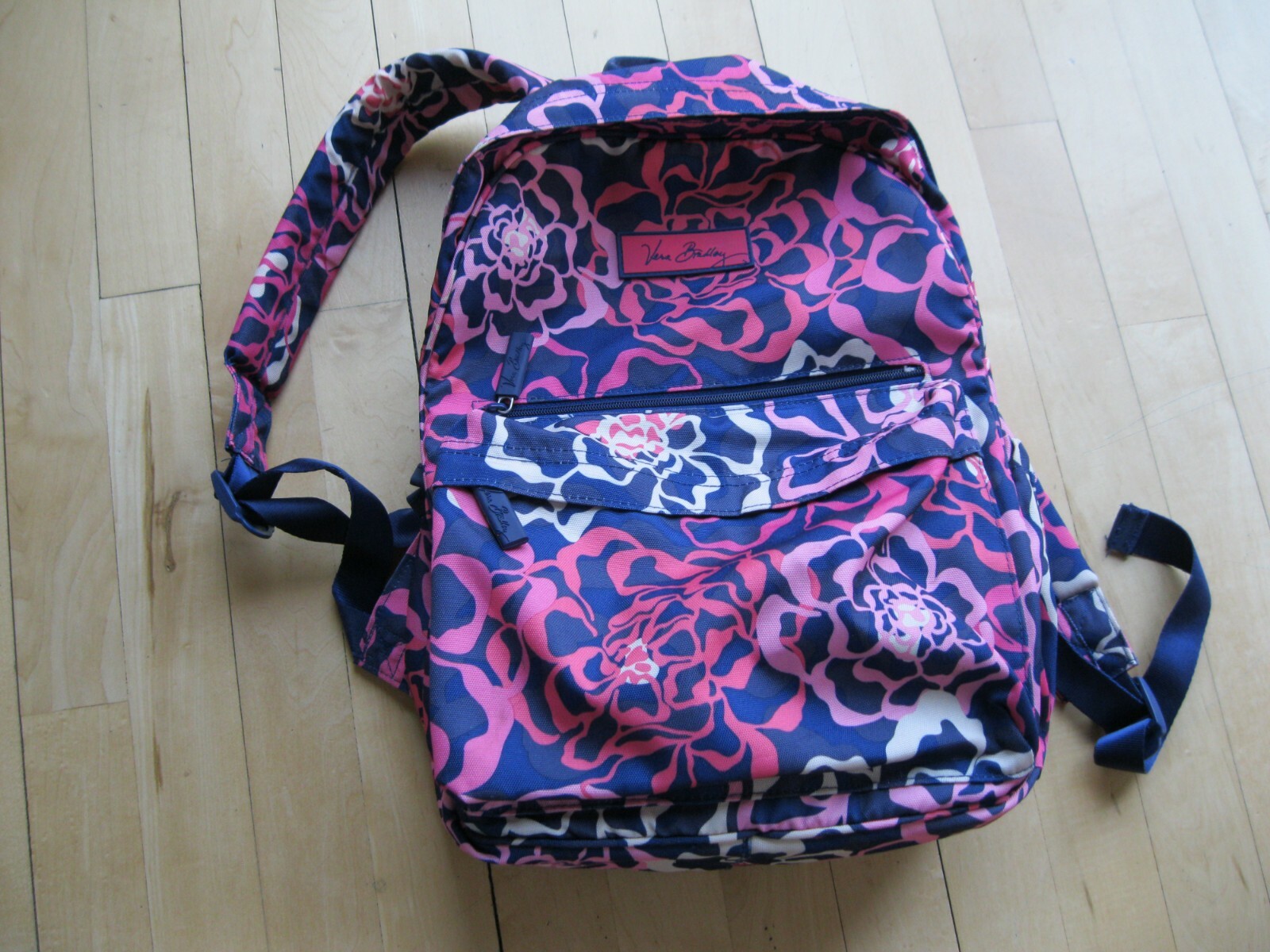 Vera Bradley Lighten Up Just Right Backpack 2015 Katalina Pink Pattern