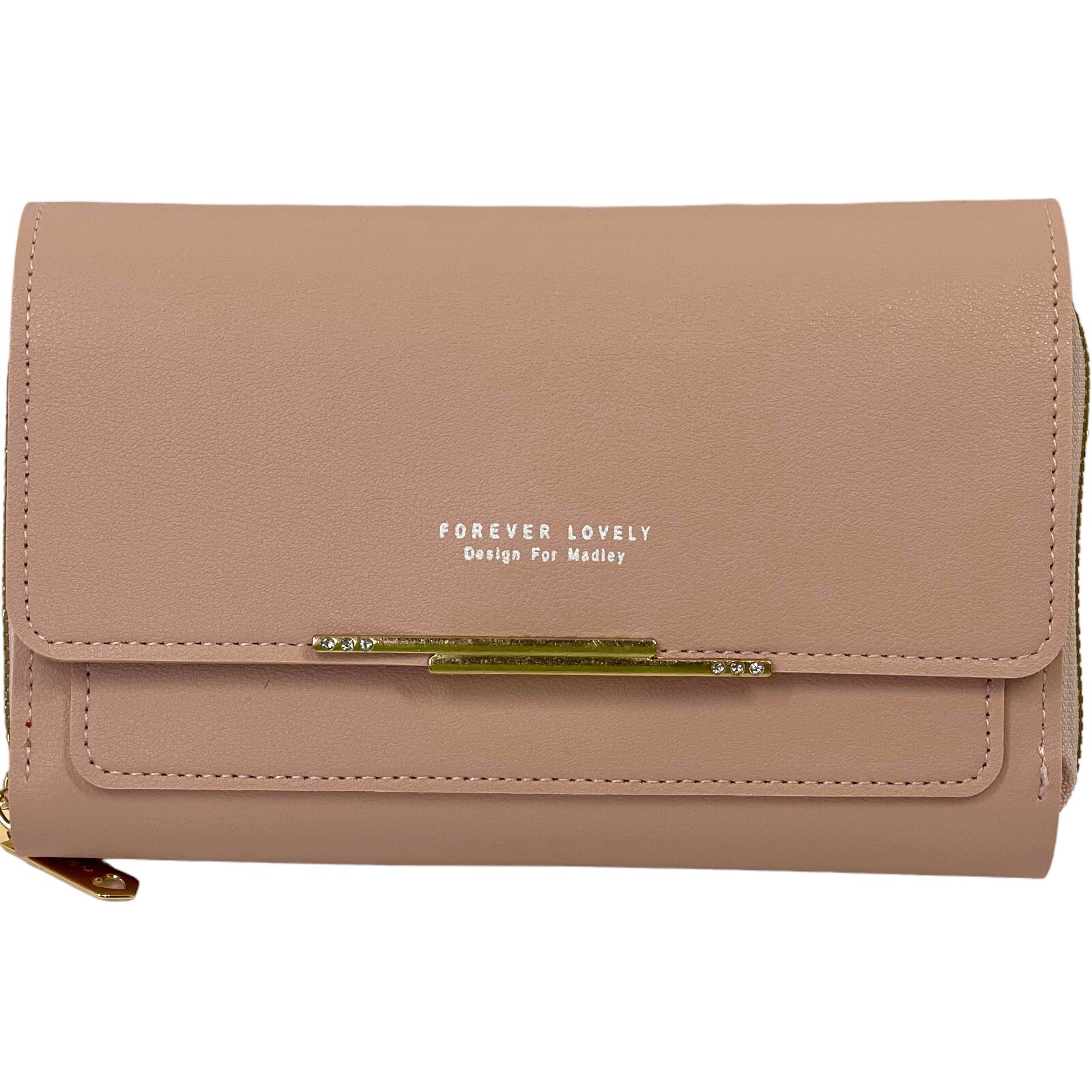 Forever Lovely Design For Madley Pink Faux Leather Wallet Purse New Cross Body