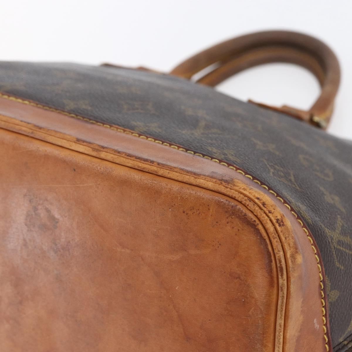LOUIS VUITTON Monogram Alma Hand Bag M51130 LV Auth 151118