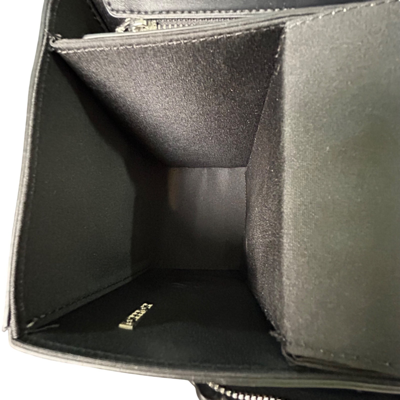 Kate Gabrielle Black Double Cup Holder Vegan Leather Crossbody Satchel Bag