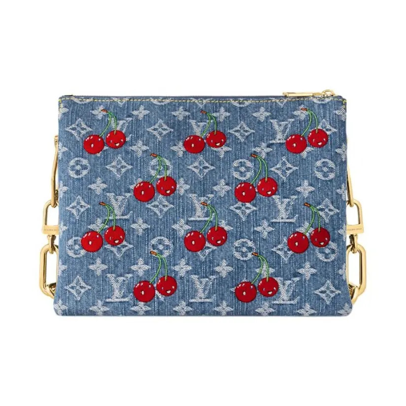 LOUIS VUITTON xTakashi Murakami Coussin Shoulder Bag Women’s 10.2×4.7×7.8 in