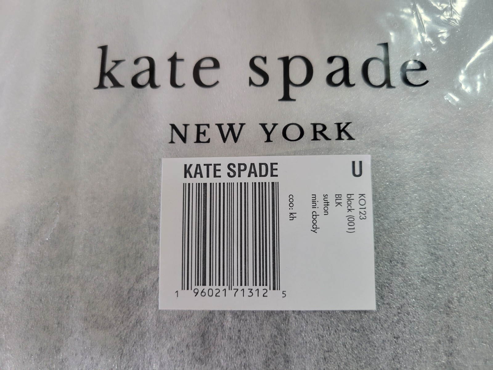 NWT Kate Spade Sutton Mini Crossbody NEW – Black – NEW