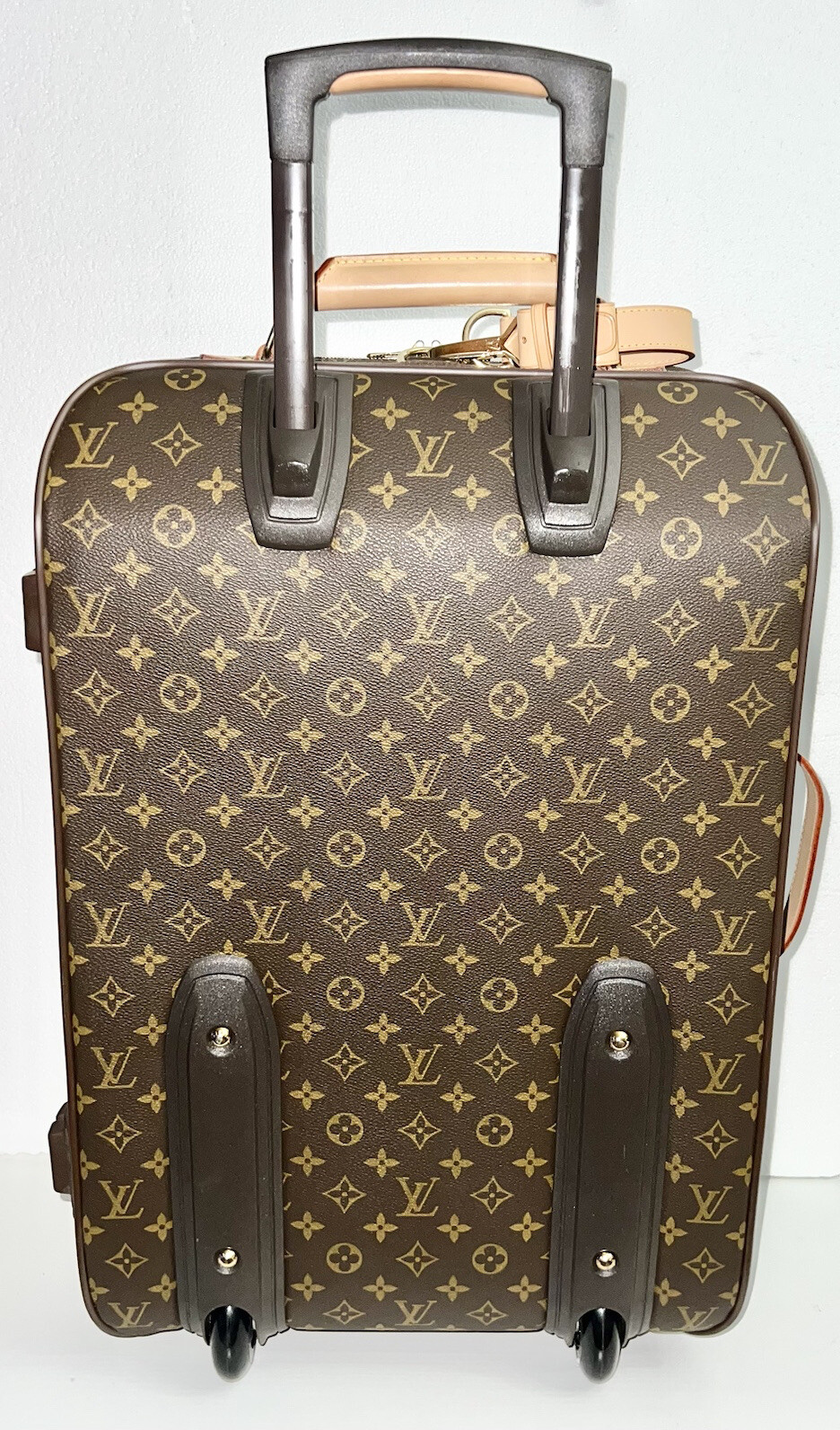 Louis Vuitton Pegase 55 cm Suitcase Bag w/ Name Tag Garment Dust-bag Coa