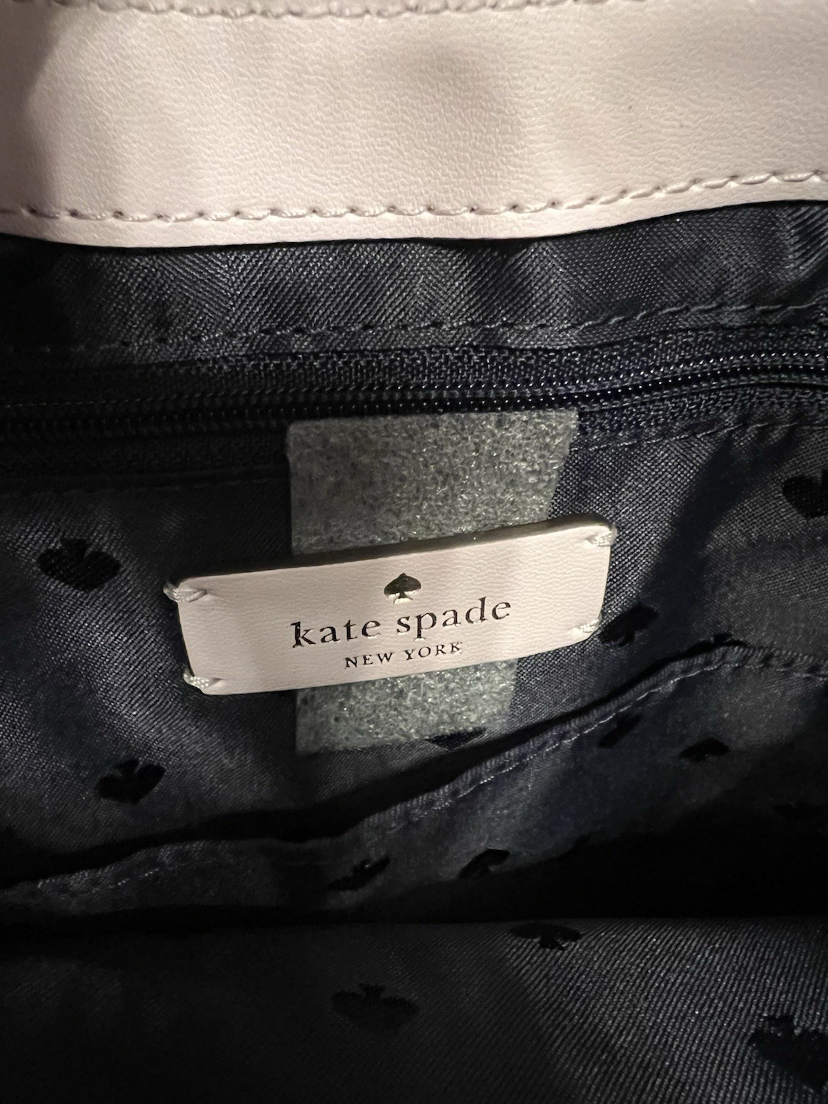 Kate Spade Reegan Smooth Leather Buckle In Pale Ameth NWT