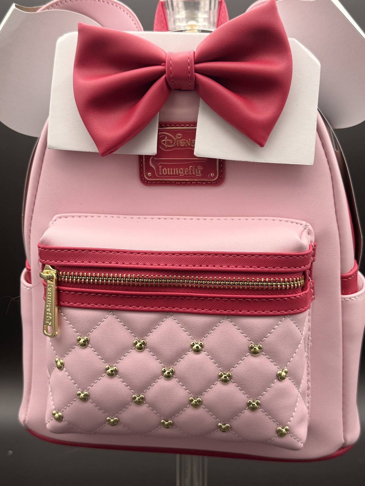 Loungefly Disney Minnie Mouse Classic Series Mini Backpack – Strawberry Macaron