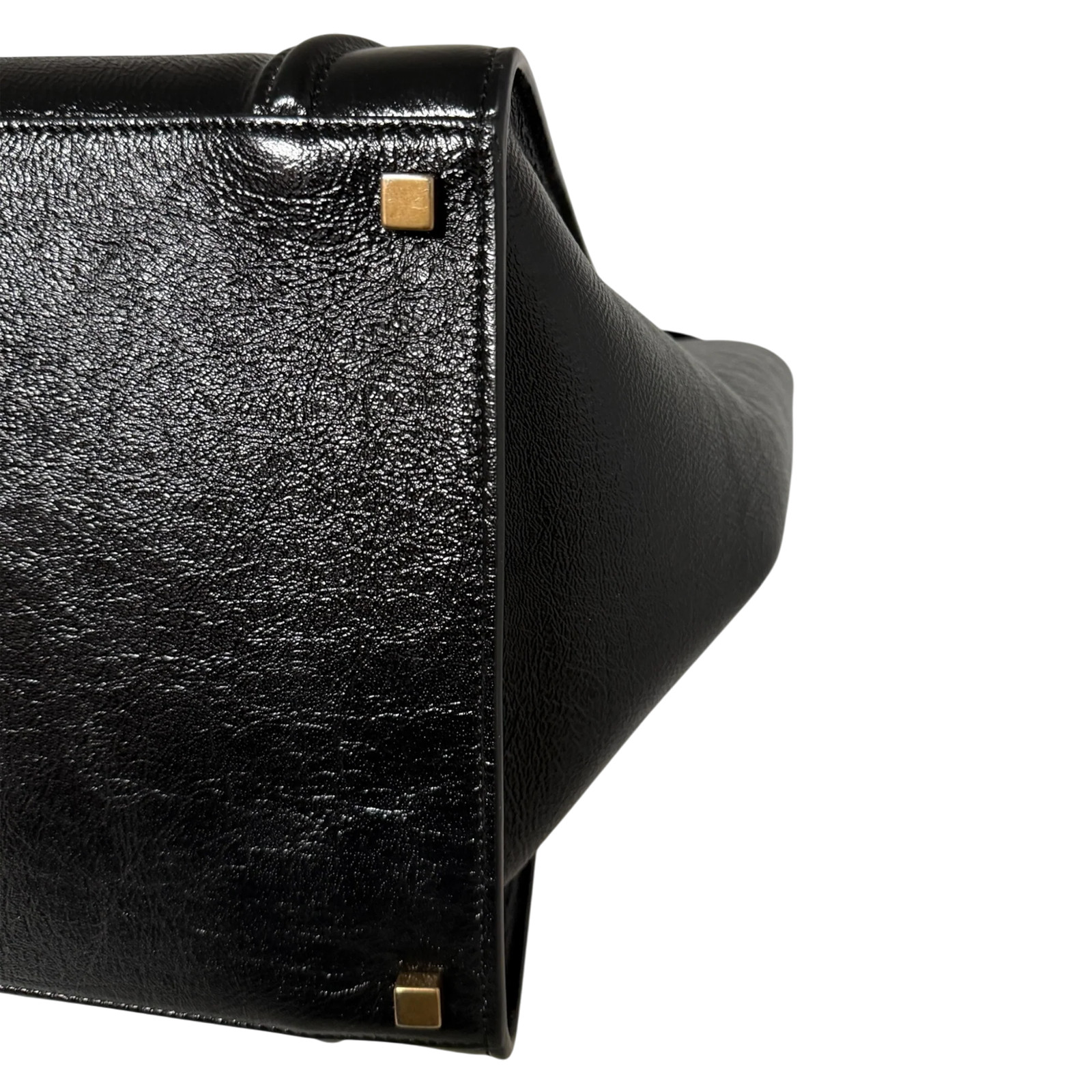 Celine Luggage Phantom Patent Leather Medium Black / Mint Condition