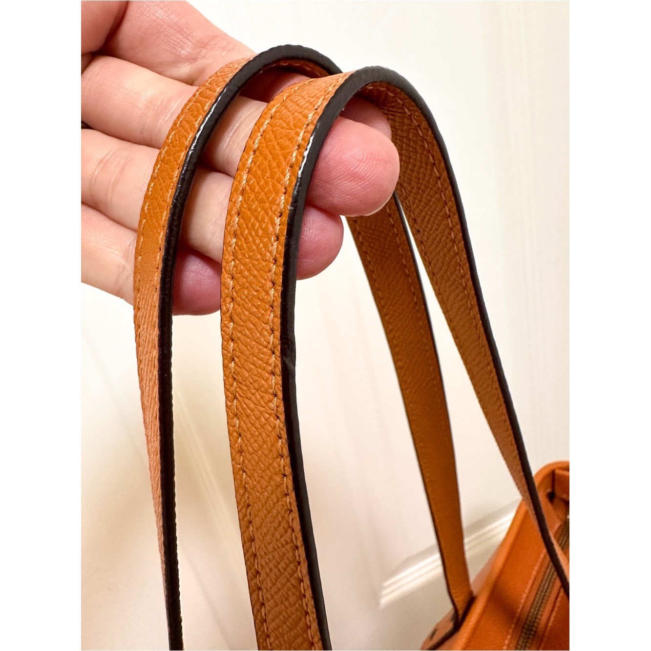 Coach City Zip Tote Large Bag Deep Caramel Tan Crossgrain Leather