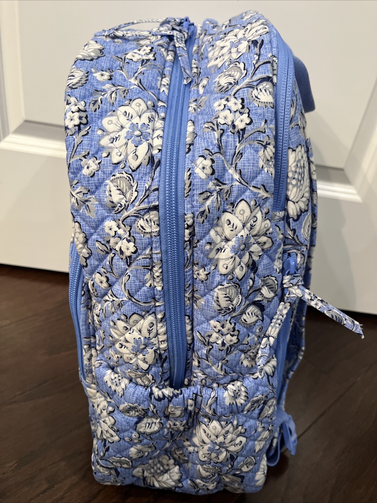 NEW Vera Bradley SWEET GARDEN BLUE Campus Backpack – School College Book Bag