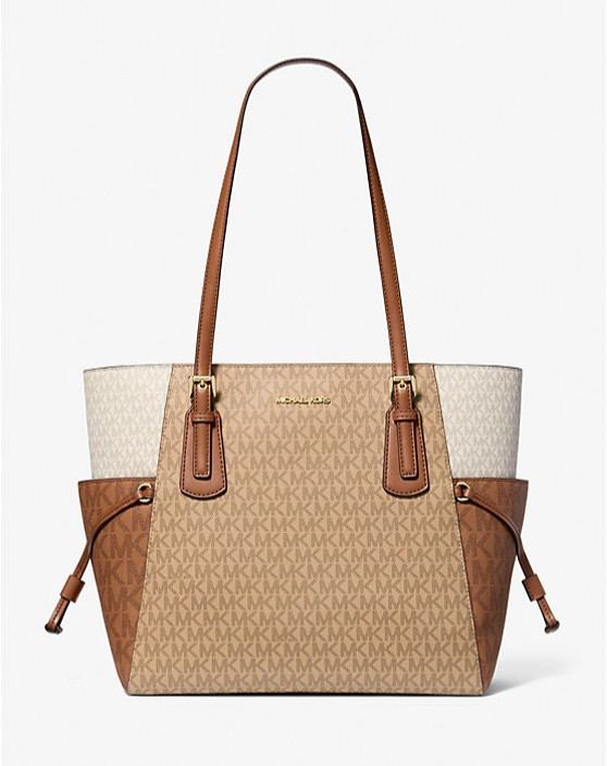 MICHAEL KORS Bag VOYAGER LG EW TOTE Camel Multi 35S5SV6T7B Brown