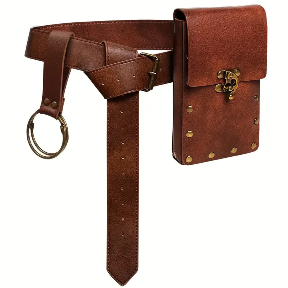 Belt Pouches Waist Bag Fanny Pack Cellphone Holdre Cosplays Medieval Renaissance
