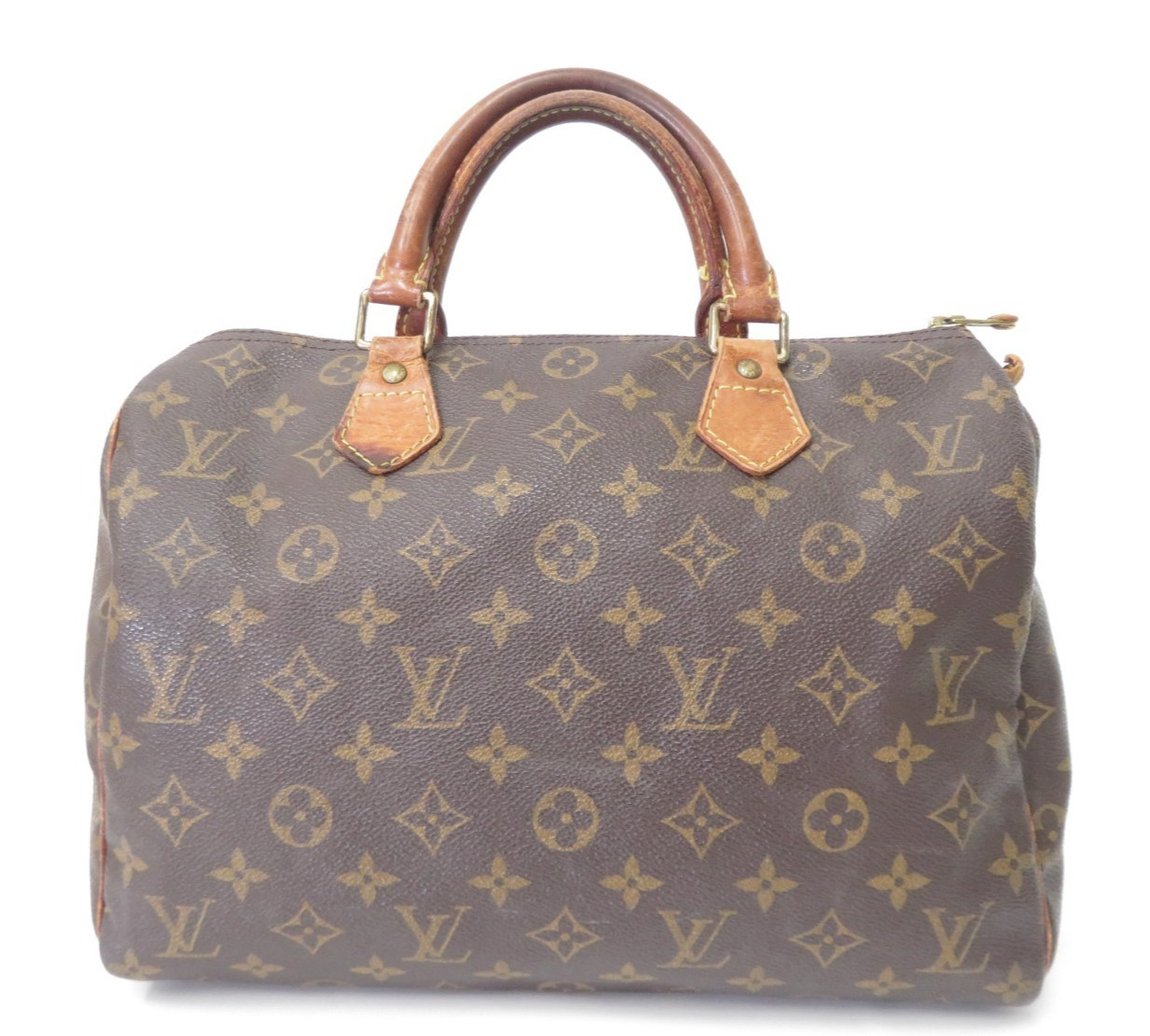 Authentic Louis Vuitton Speedy 30 Hand Bag Monogram Brown #53204