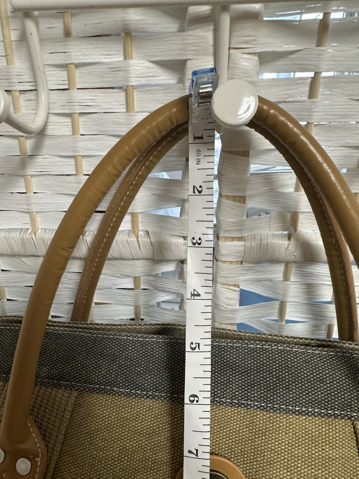 Cargoit Tote/Large Purse Khaki & Gray Adjustable/Removable Strap