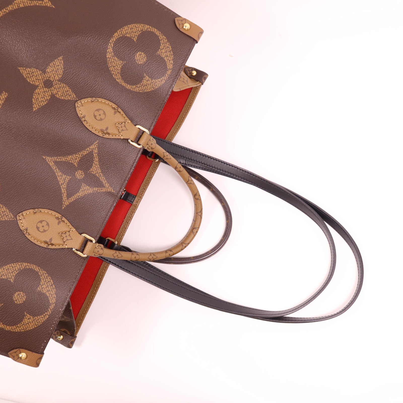 LOUIS VUITTON LV GHW OnTheGo GM 2 Way Shoulder Tote Bag M45320 Monogram Giant