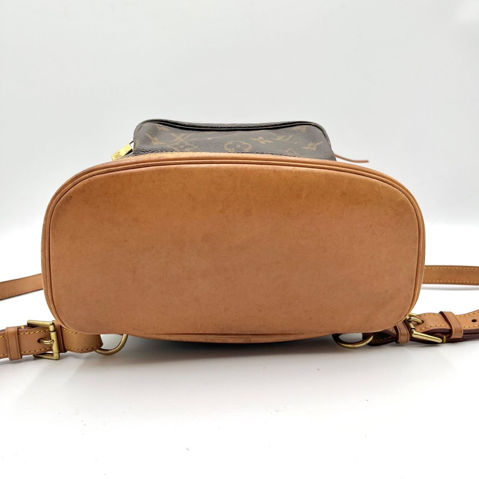 Auth Louis Vuitton Monogram Montsouris MM Backpack Rucksack Bag M51136 2Y8991