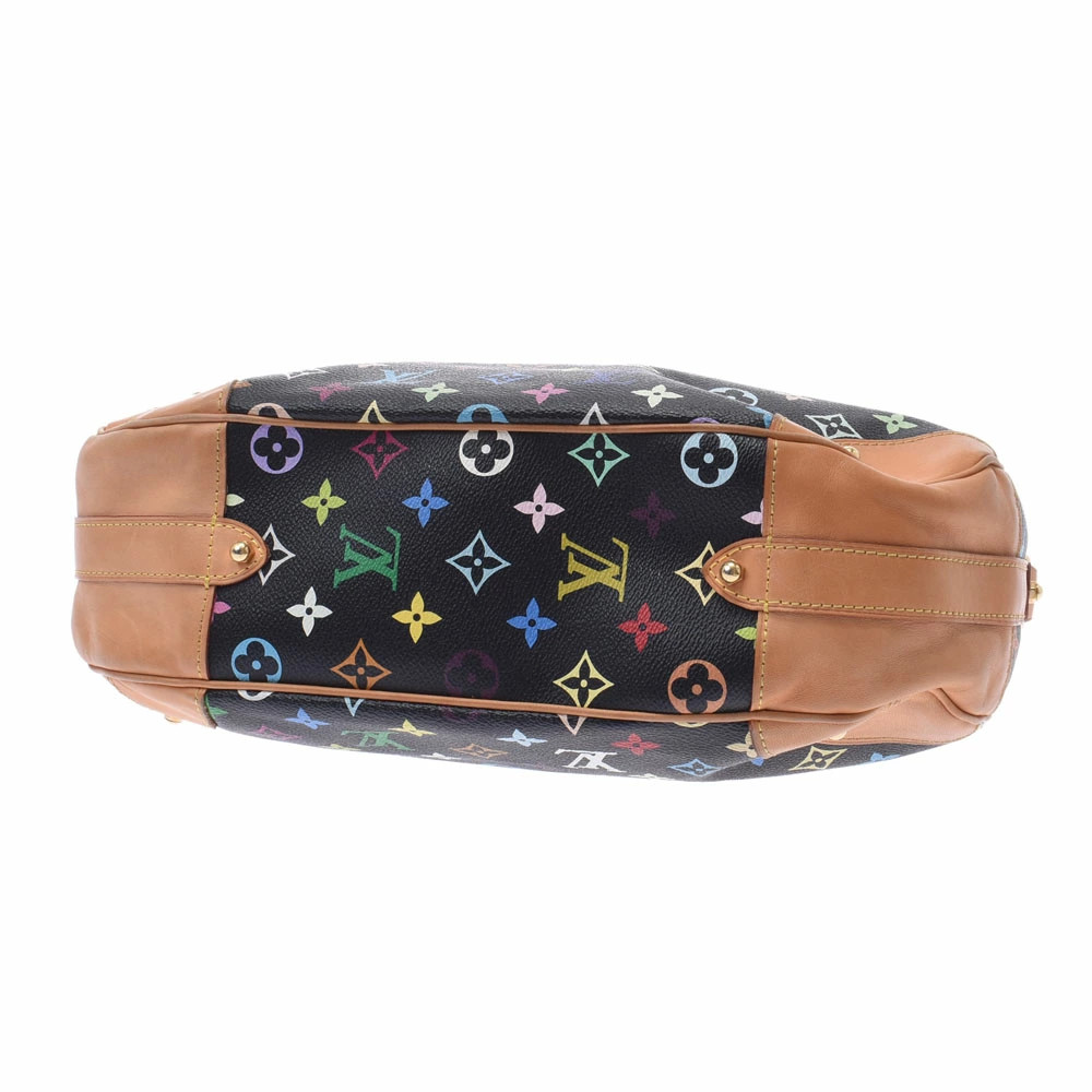 LOUIS VUITTON Multicolor Greta Black Monogram Shoulder Bag