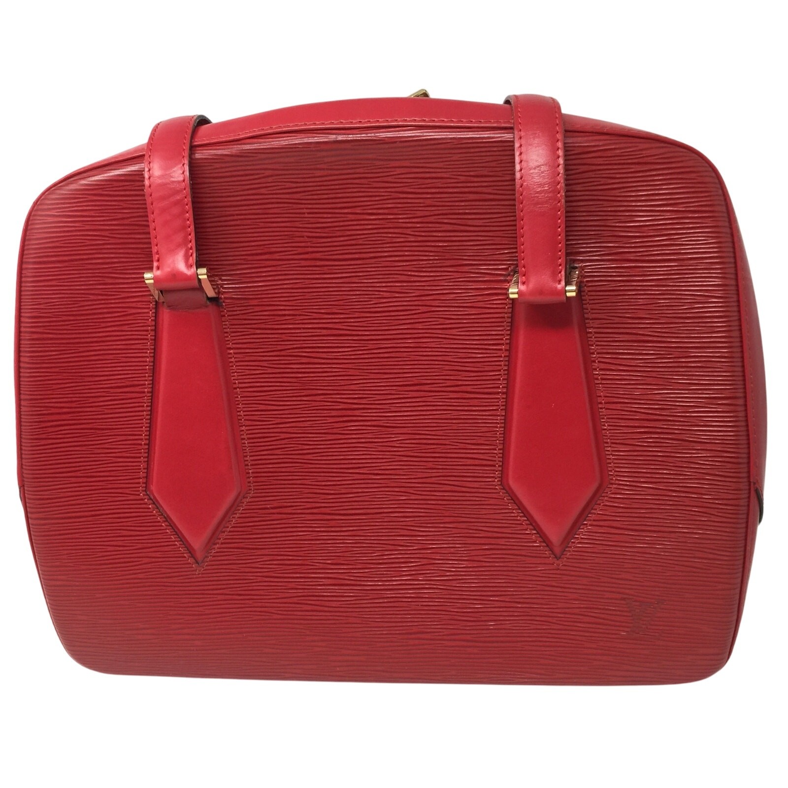 Louis Vuitton Red Leather Epi Voltaire Shoulder Bag