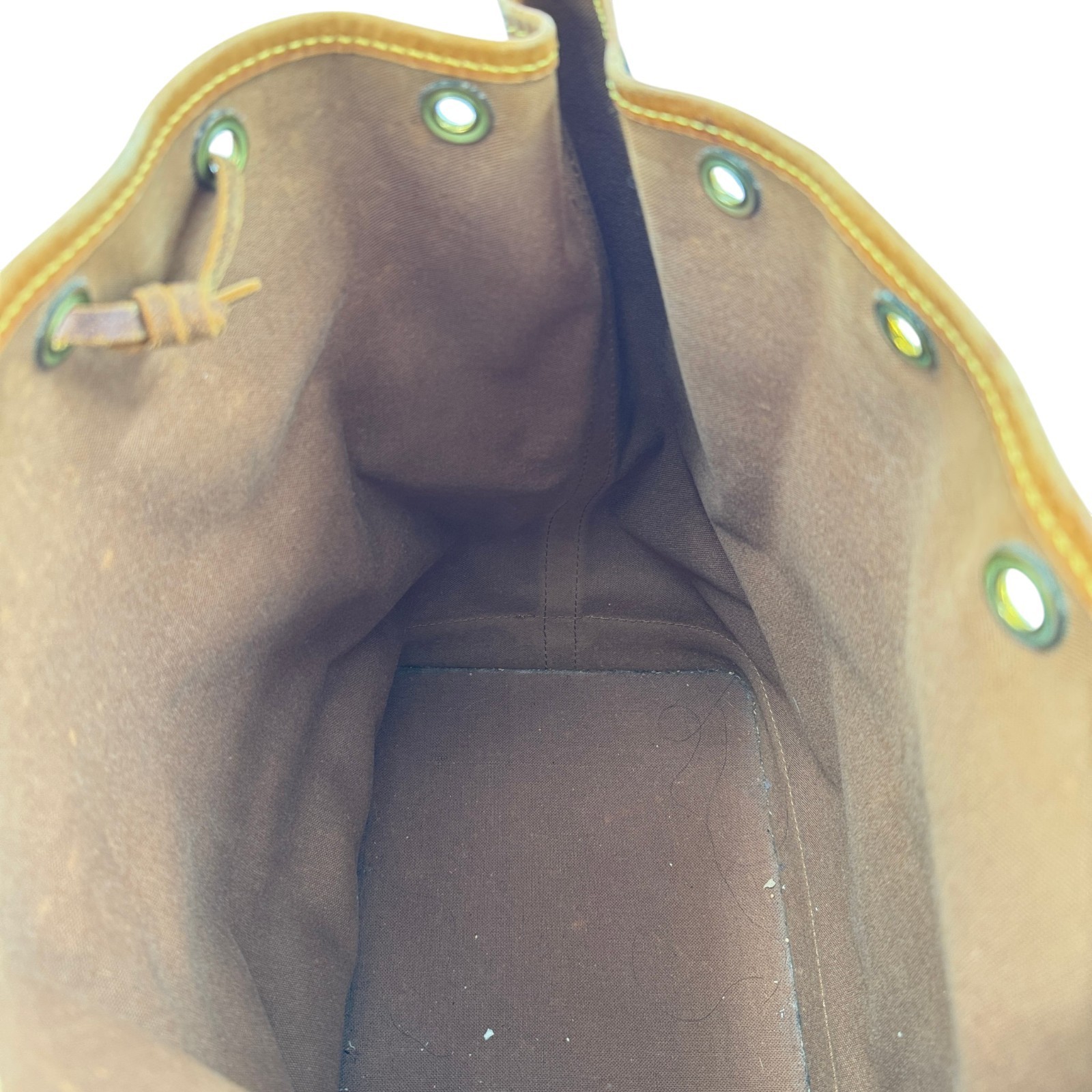 LOUIS VUITTON Noe GM Monogram Canvas Brown Drawstring Bucket Shoulder Bag M42224