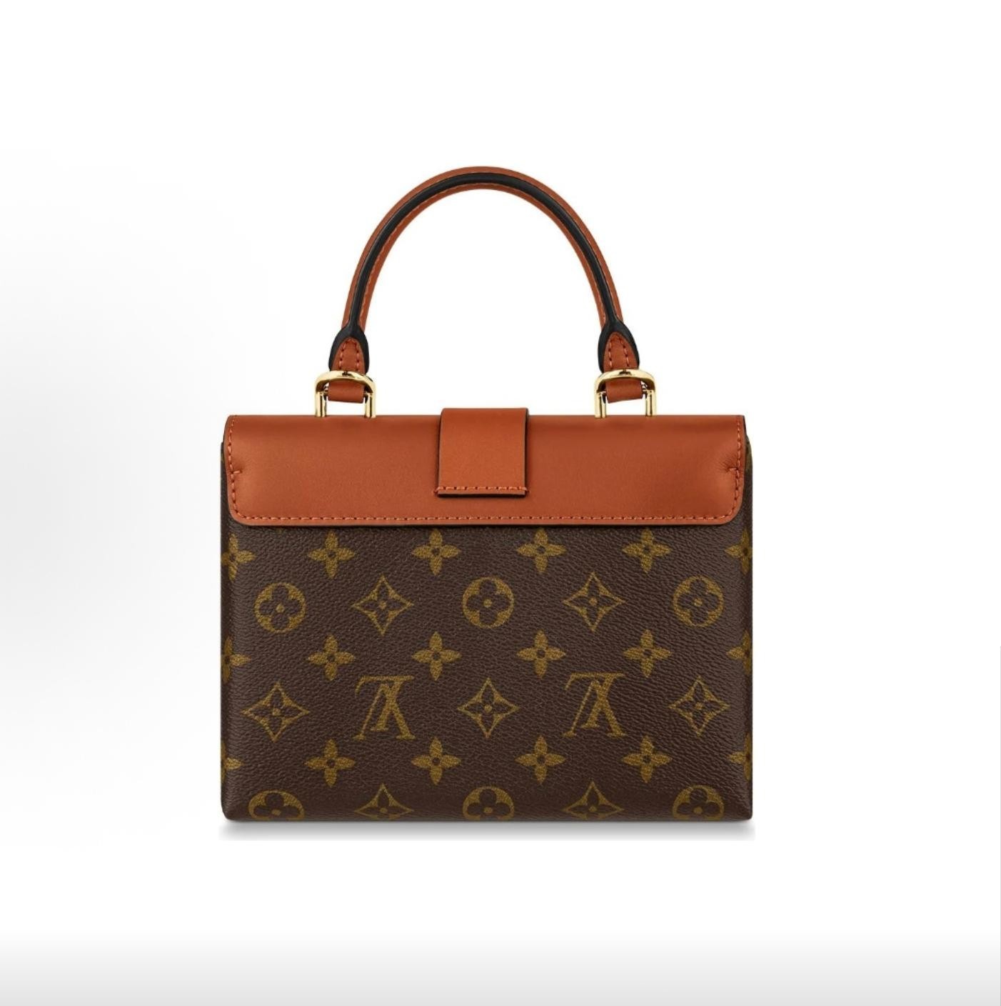 Louis Vuitton Locky BB Caramel Monogram Mini Crossbody & Shoulder Handbag