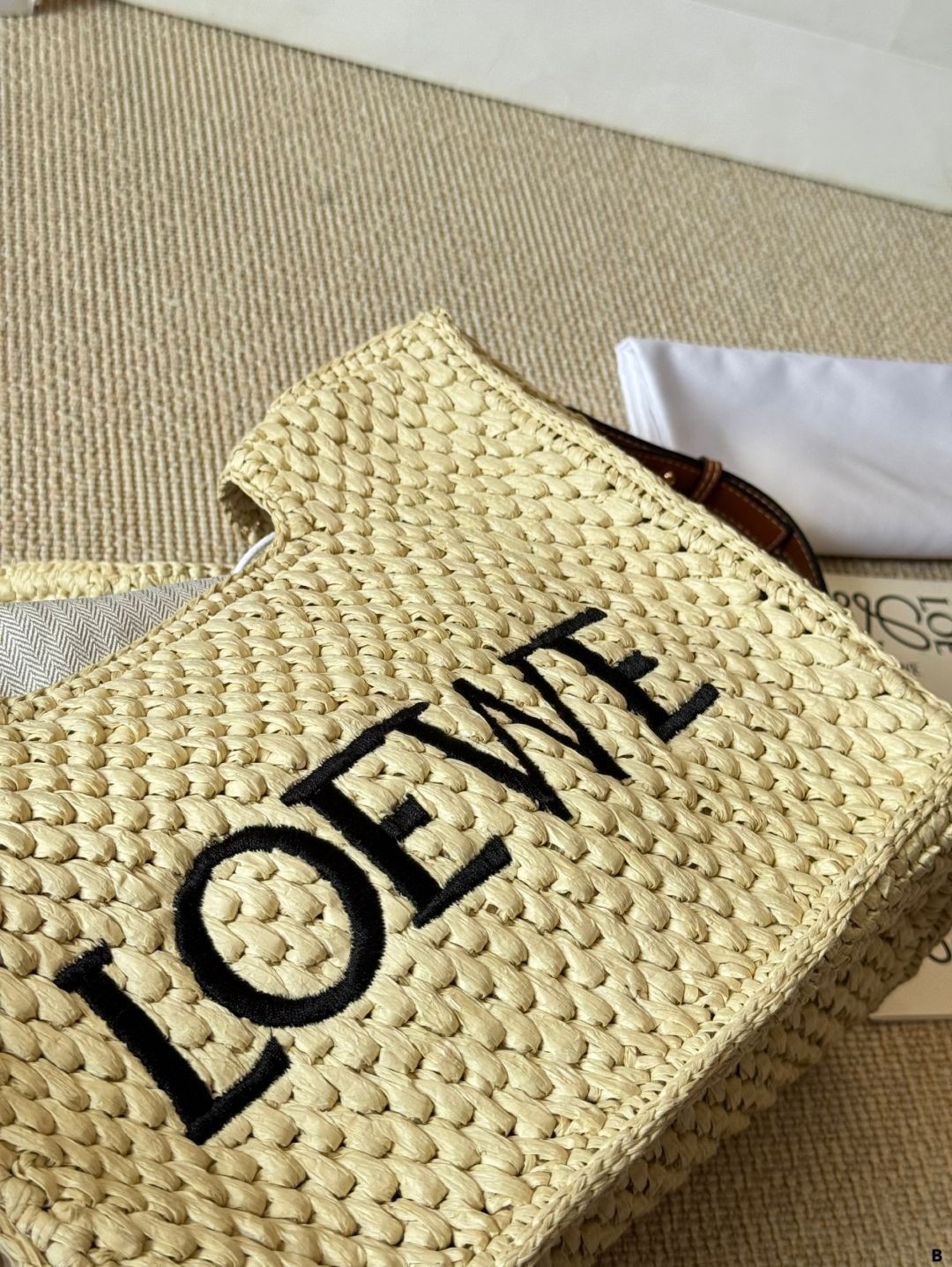 Grass Woven Basket Bag Vegetable Basket Braided Patchwork Shopping Bag Beach Res